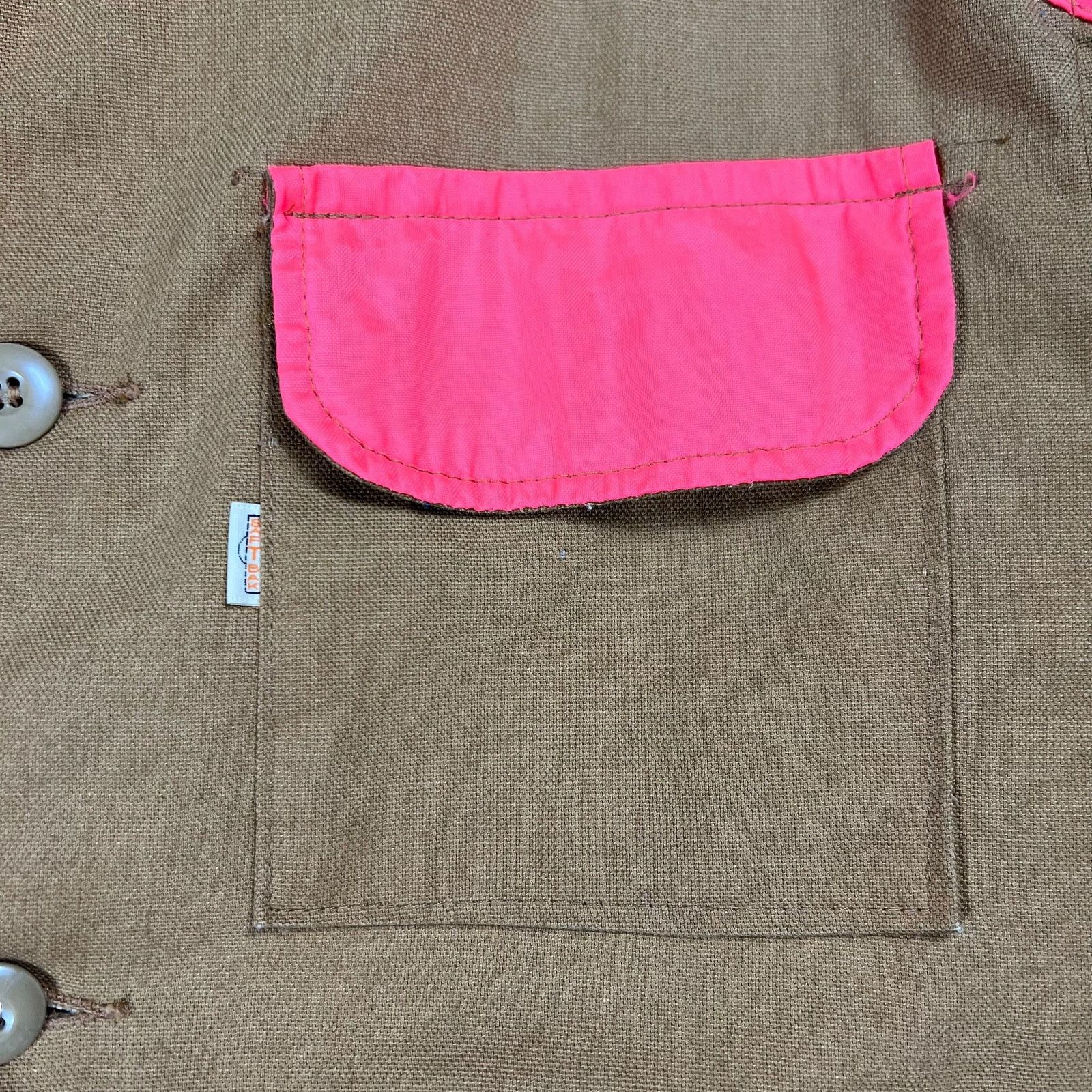 SafTbak × Vintage Vintage 80s SAFTBAK faded chore hunting coat (L) Size US L / EU 52-54 / 3 - 5 Thumbnail