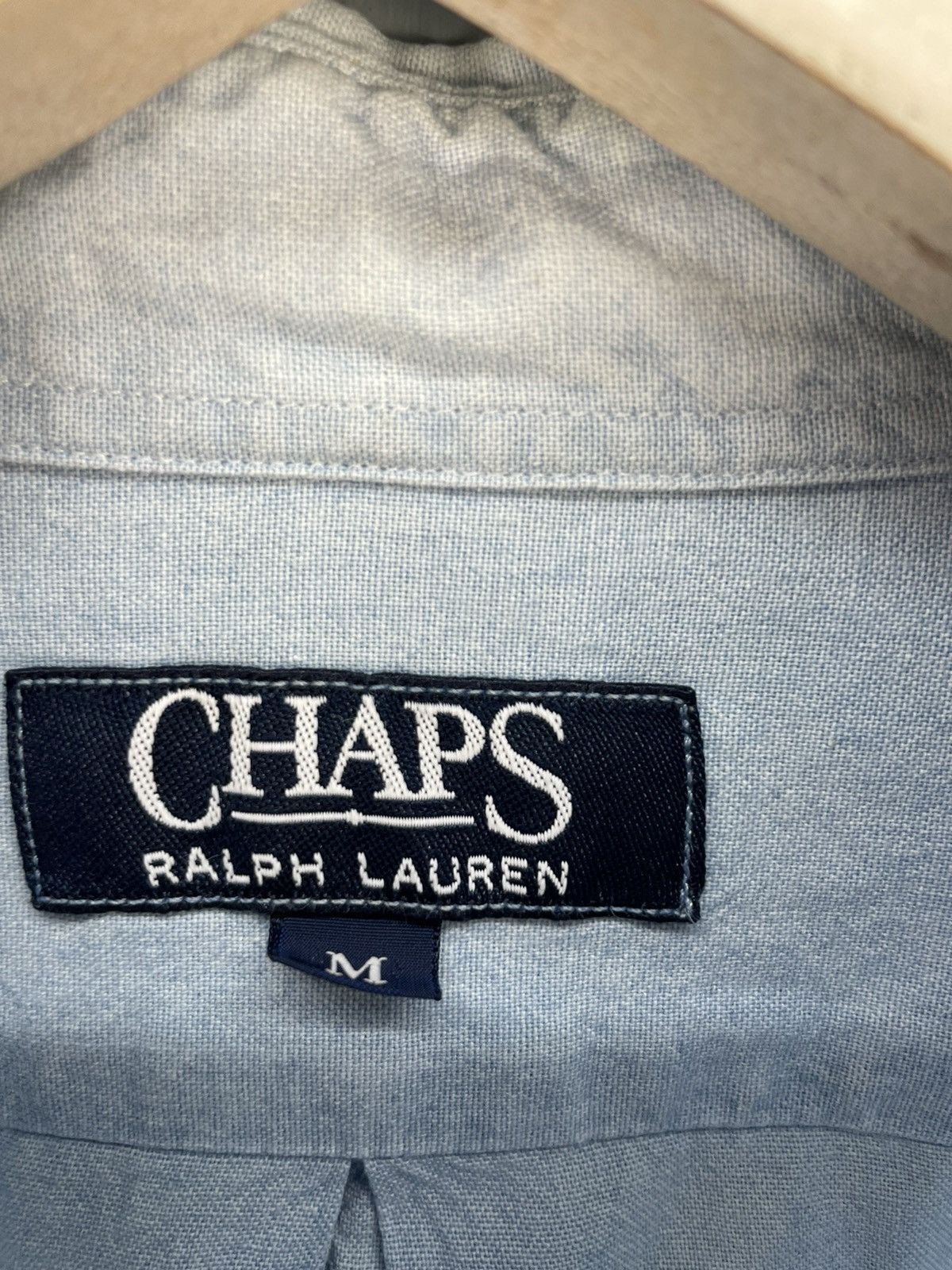Chaps 🐻 Vintage Chaps Ralph Lauren Bear half button shirt Size US M / EU 48-50 / 2 - 5 Thumbnail