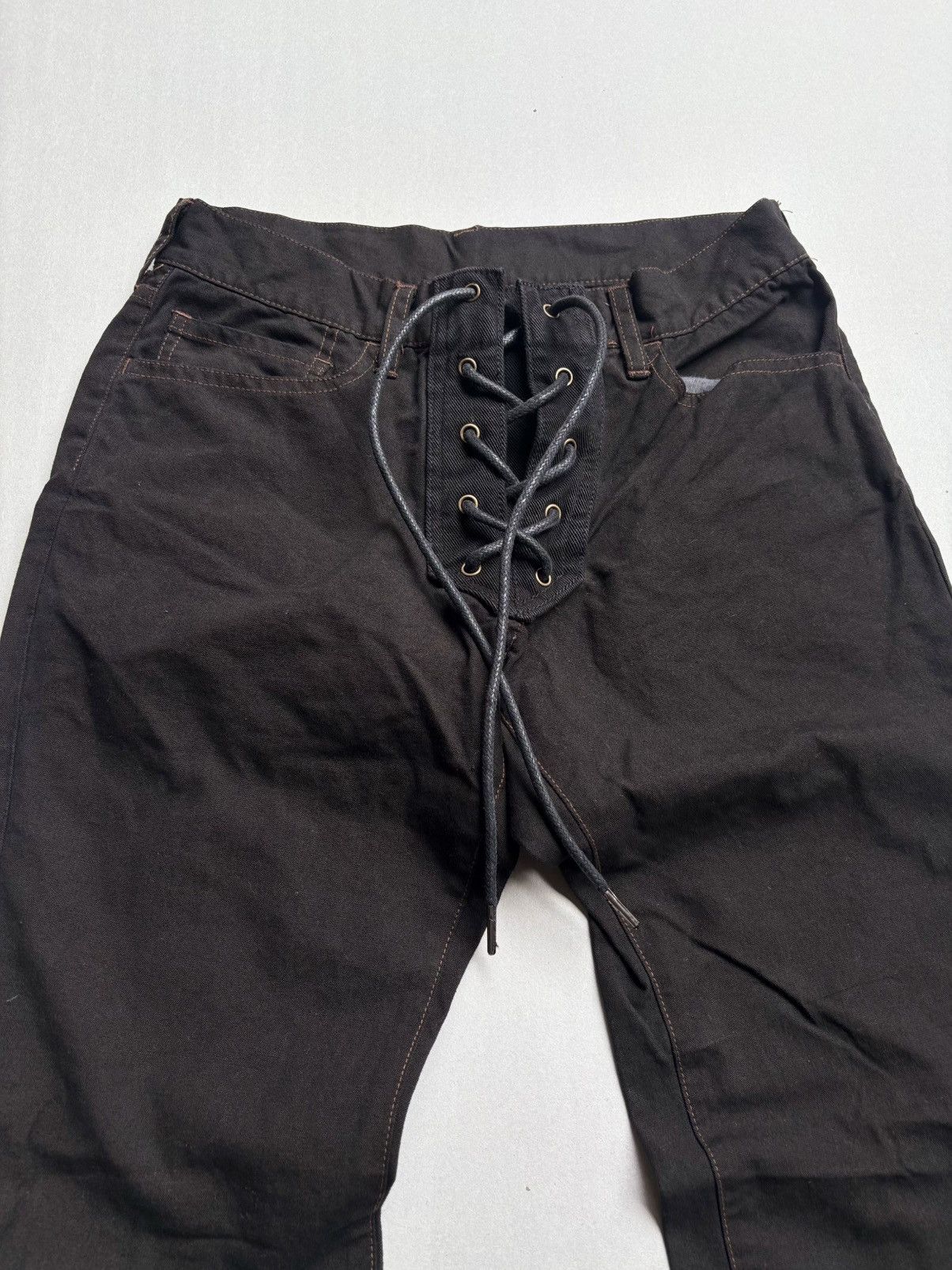 Nicole Club Lace up flare pants Size US 27 - 2 Thumbnail