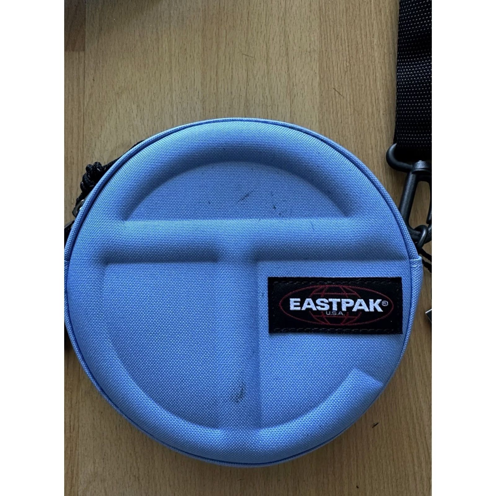 Telfar Telfar x Eastpak Crossbody Bag Sky Blue Canvas Black Circle Rare NWT Unisex Adults Size ONE SIZE - 2 Thumbnail