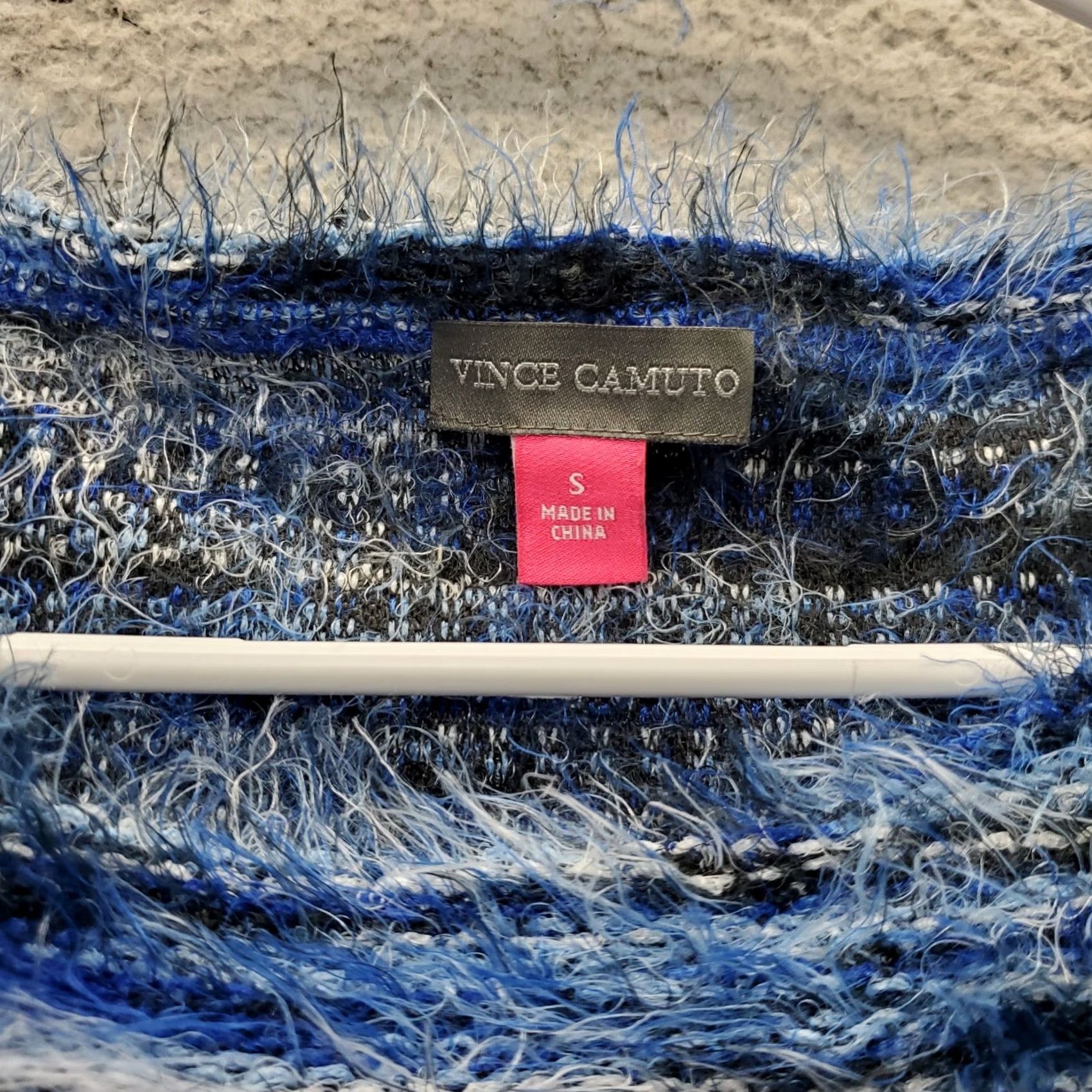 Vince Camuto Vince Camuto Sweater Womens Small Multicolor Space Dye Eyelash Long Sleeve Round Neck Size S / US 4 / IT 40 - 5 Thumbnail