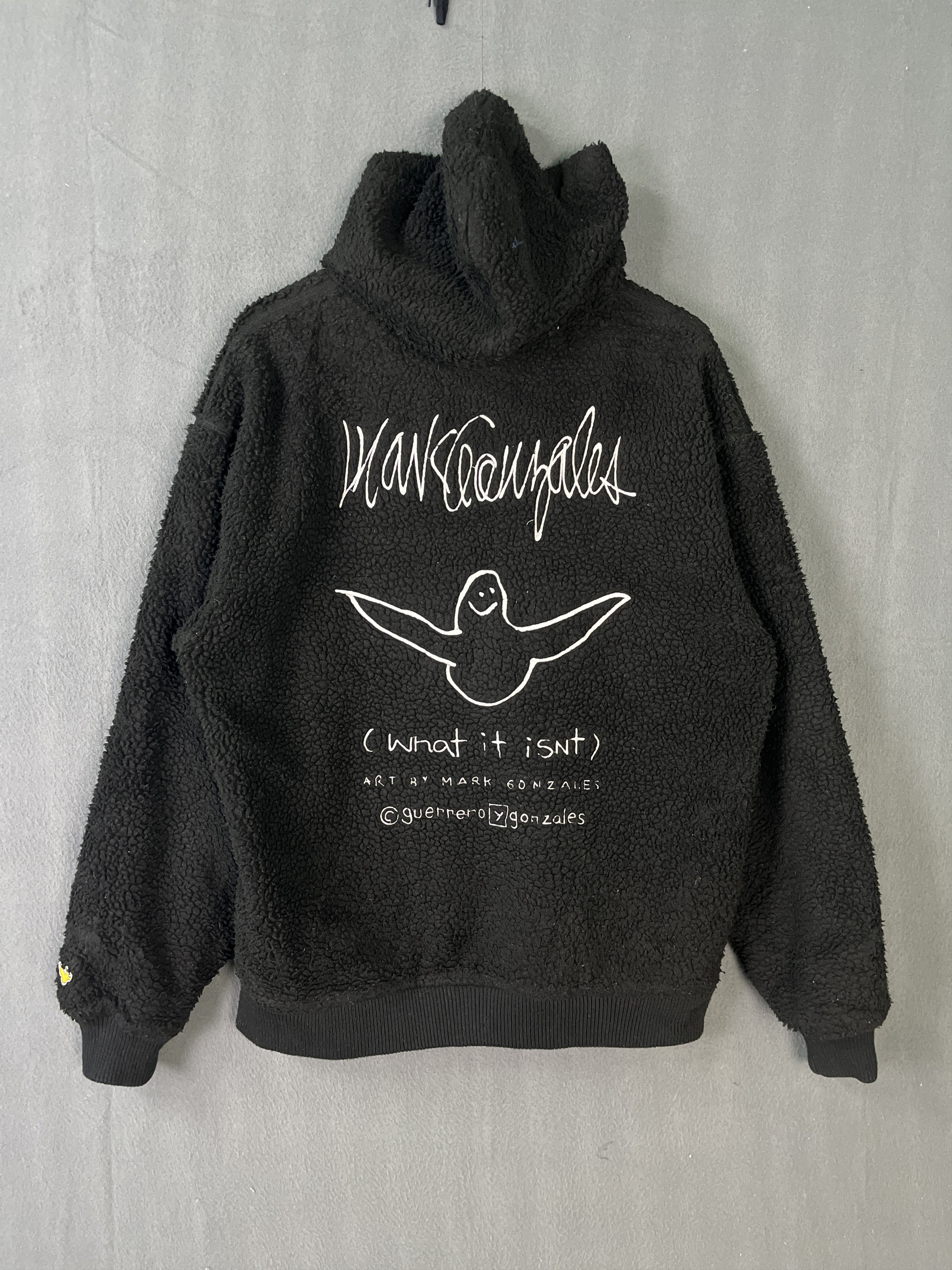Other Mark Gonzales ‘What It Isnt’ Art Backhit Fleece Jacket Size US M / EU 48-50 / 2 - 1 Thumbnail