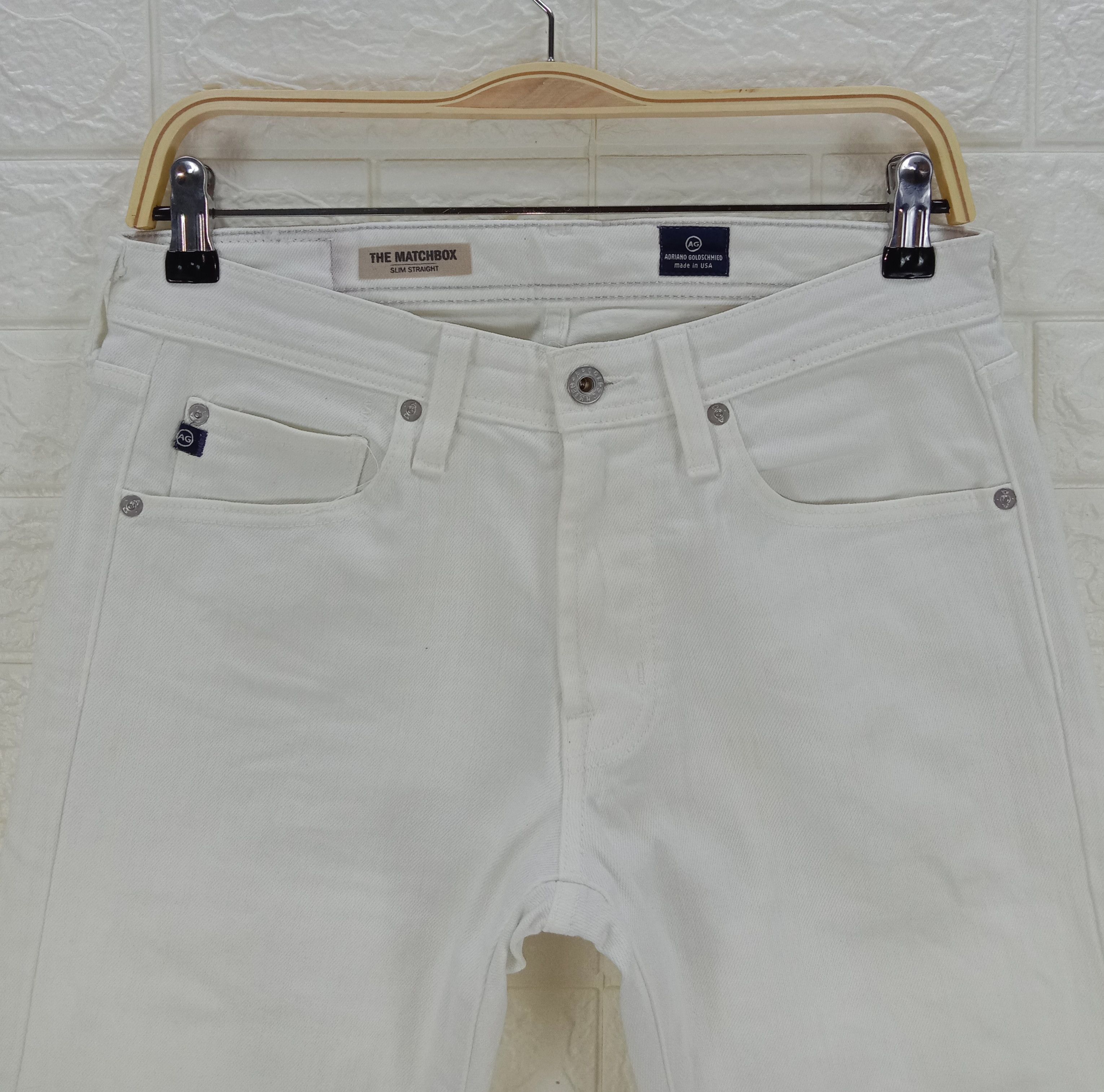 AG Adriano Goldschmied AG Adriano Goldschmied The Matchbox Slim Straight Jeans Size 29" - 2 Thumbnail