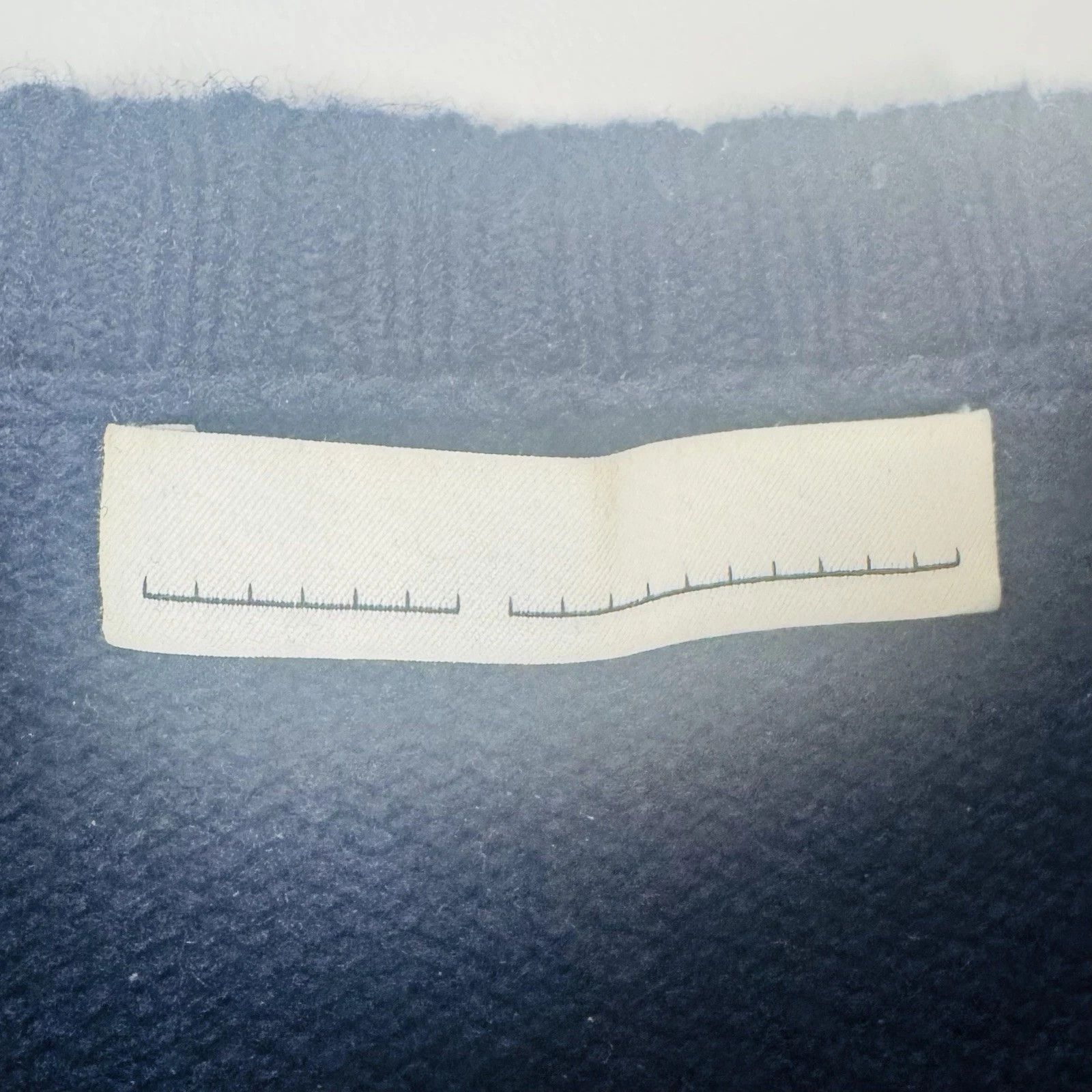 Random Identities KN-29 Wool Sweater Mens M Navy Gray Designed Berlin Size US M / EU 48-50 / 2 - 6 Thumbnail
