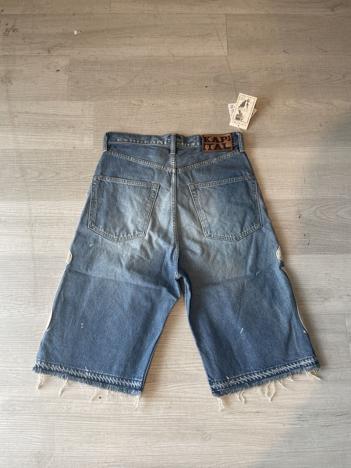 Kapital Kapital Bones Denim Jean Short Indigo Size US 30 / EU 46 - 2 Thumbnail