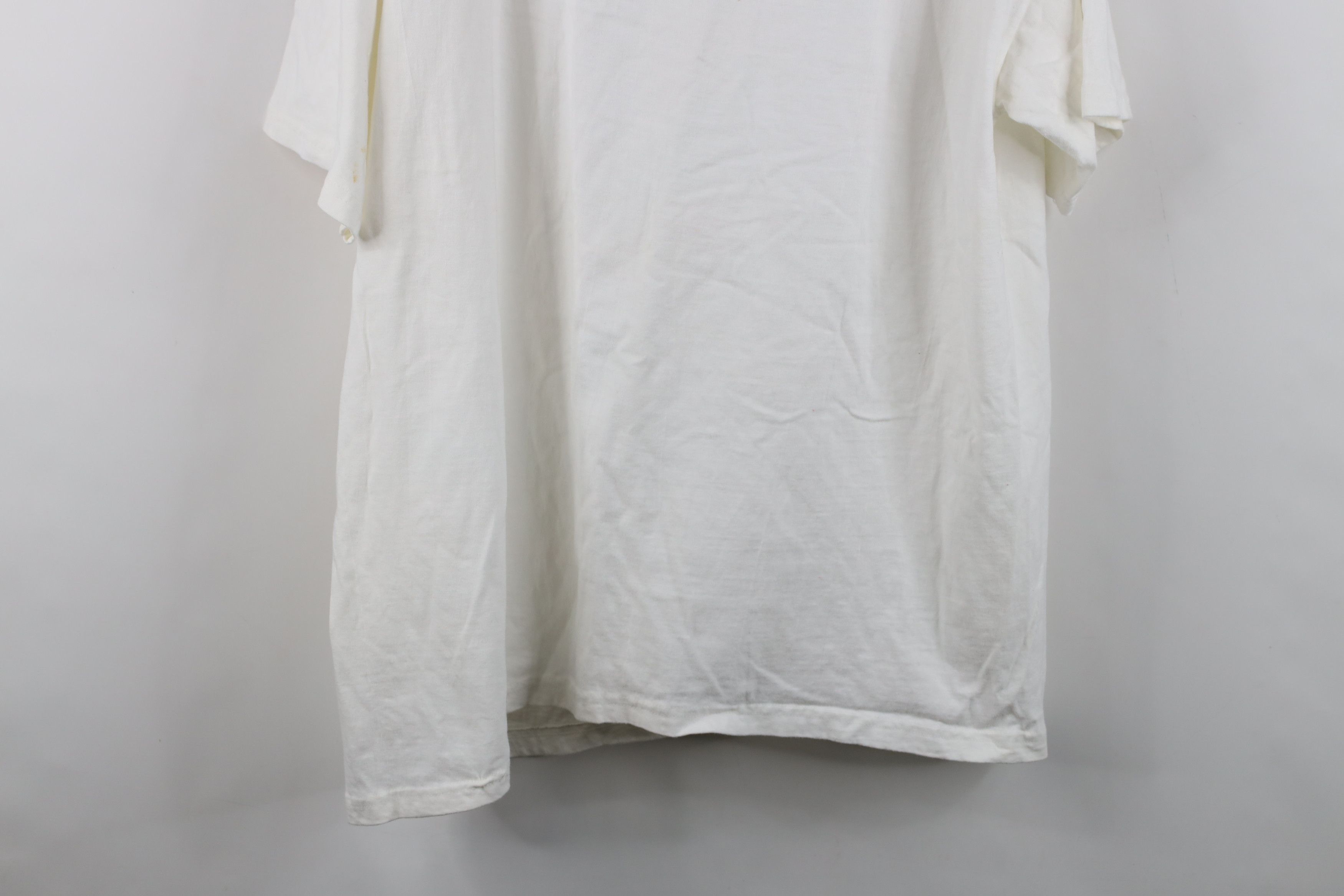 Hanes Vintage 90s Hanes Beefy Heavyweight Short Sleeve T-Shirt Size US XL / EU 56 / 4 - 12 Thumbnail