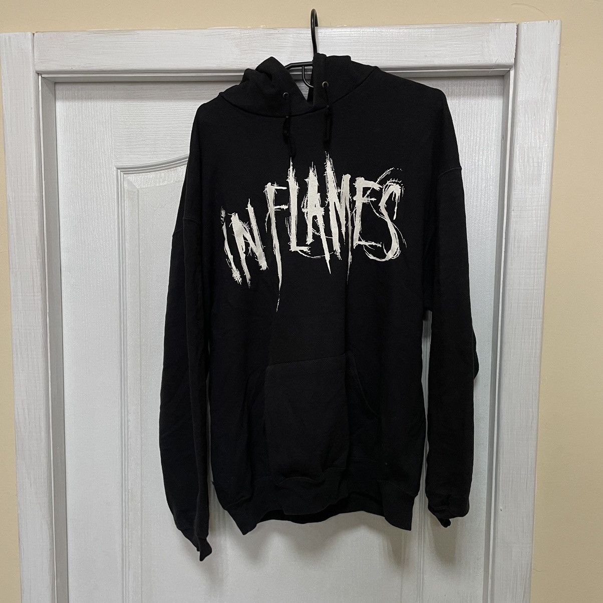 Band Tees × Vintage Vintage in flames Amon Amarth Hoodie Death Metal Black blank Size US L / EU 52-54 / 3 - 1 Thumbnail