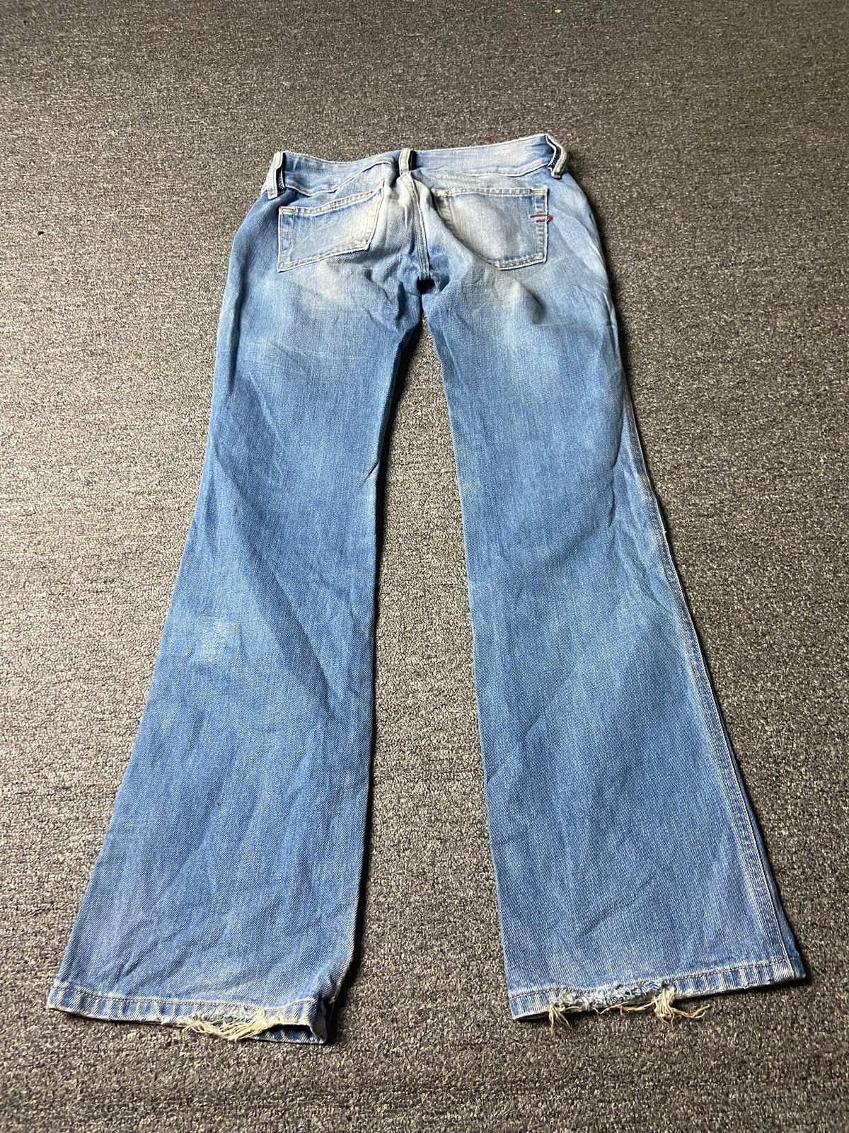 Diesel Vintage Diesel Hush Flare Denim Jeans (155) Size 28" / US 6 / IT 42 - 2 Thumbnail