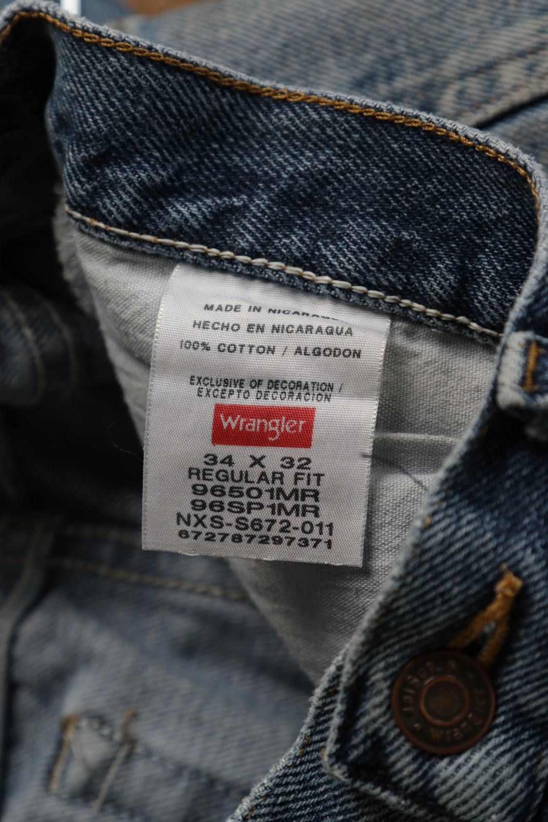 Wrangler 2010's Wrangler Paint Stain Straight-Leg Jeans Size US 34 / EU 50 - 7 Thumbnail