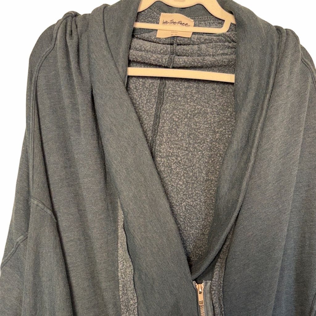 Free People We The Free Oversized Half-Zip | EUC | Sz M Size M / US 6-8 / IT 42-44 - 6 Thumbnail