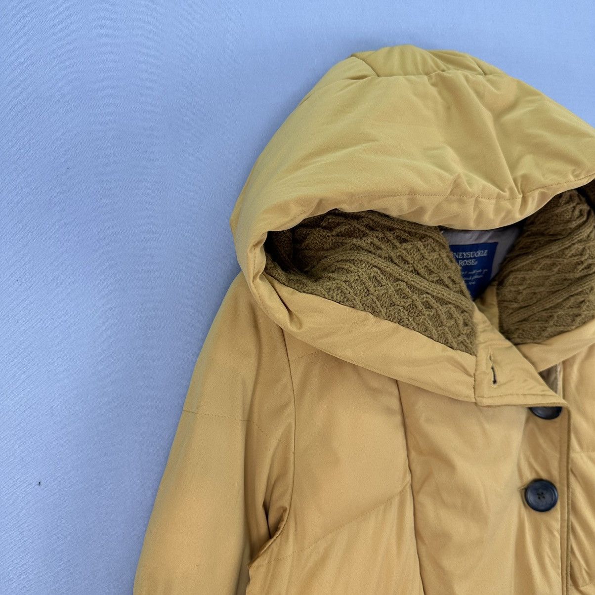 Japanese Brand Honeysuckle Rose Puffer Jacket Hoodie Free Fit Fiber Size XS / US 0-2 / IT 36-38 - 2 Thumbnail