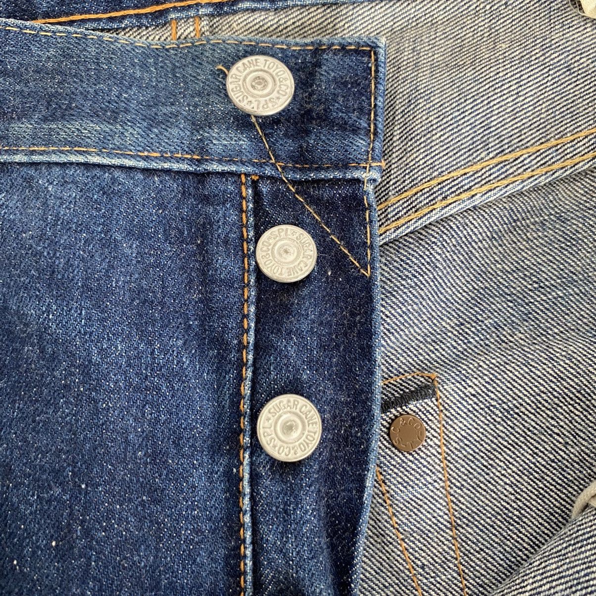 Sugar Cane Vintage 90’s Sugar Cane Faded Blue Wide Leg Selvedge Jeans Size US 33 - 8 Thumbnail