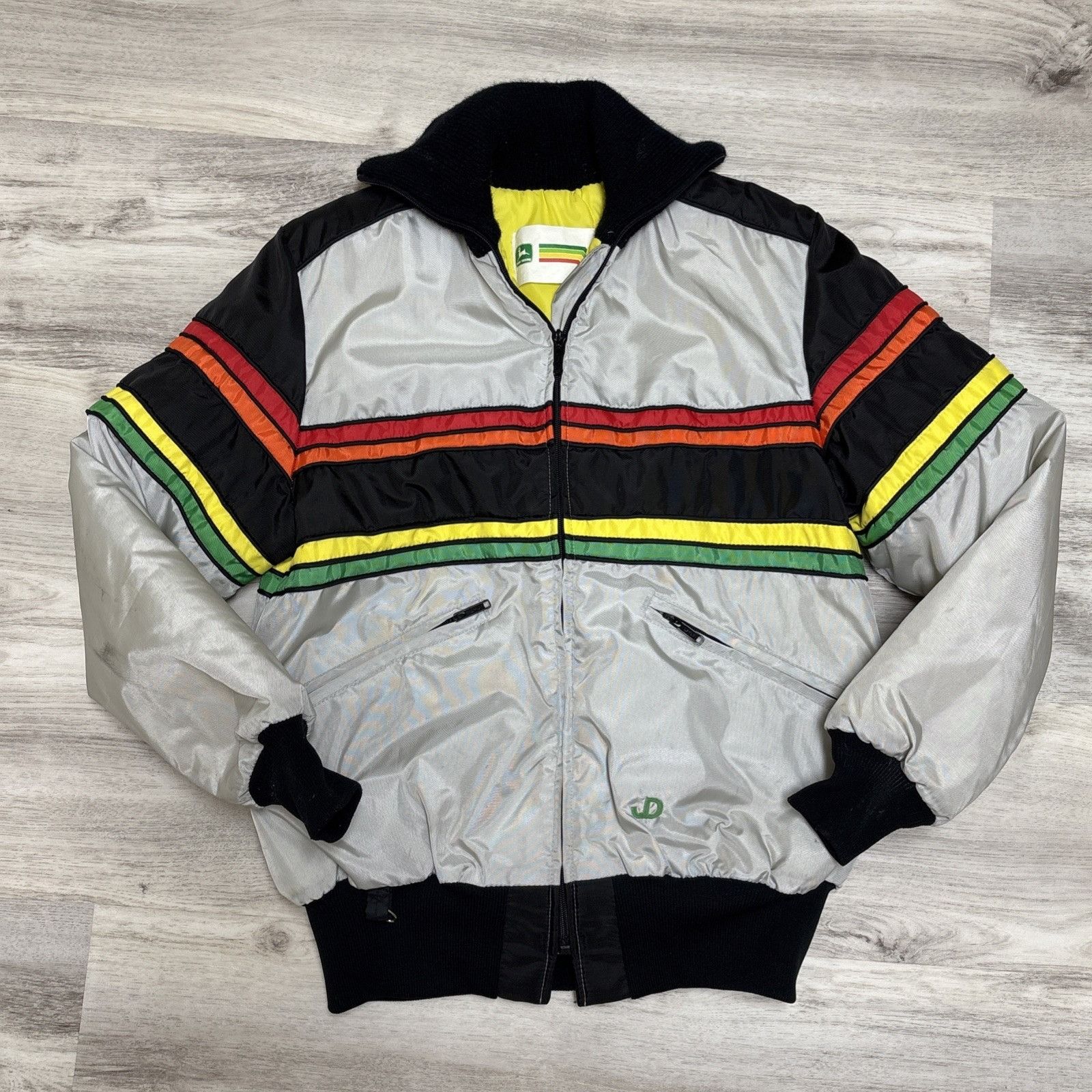 John Deere Vintage John Deere Snowmobile Jacket Mens M Insulated Full Z Size US M / EU 48-50 / 2 - 4 Thumbnail