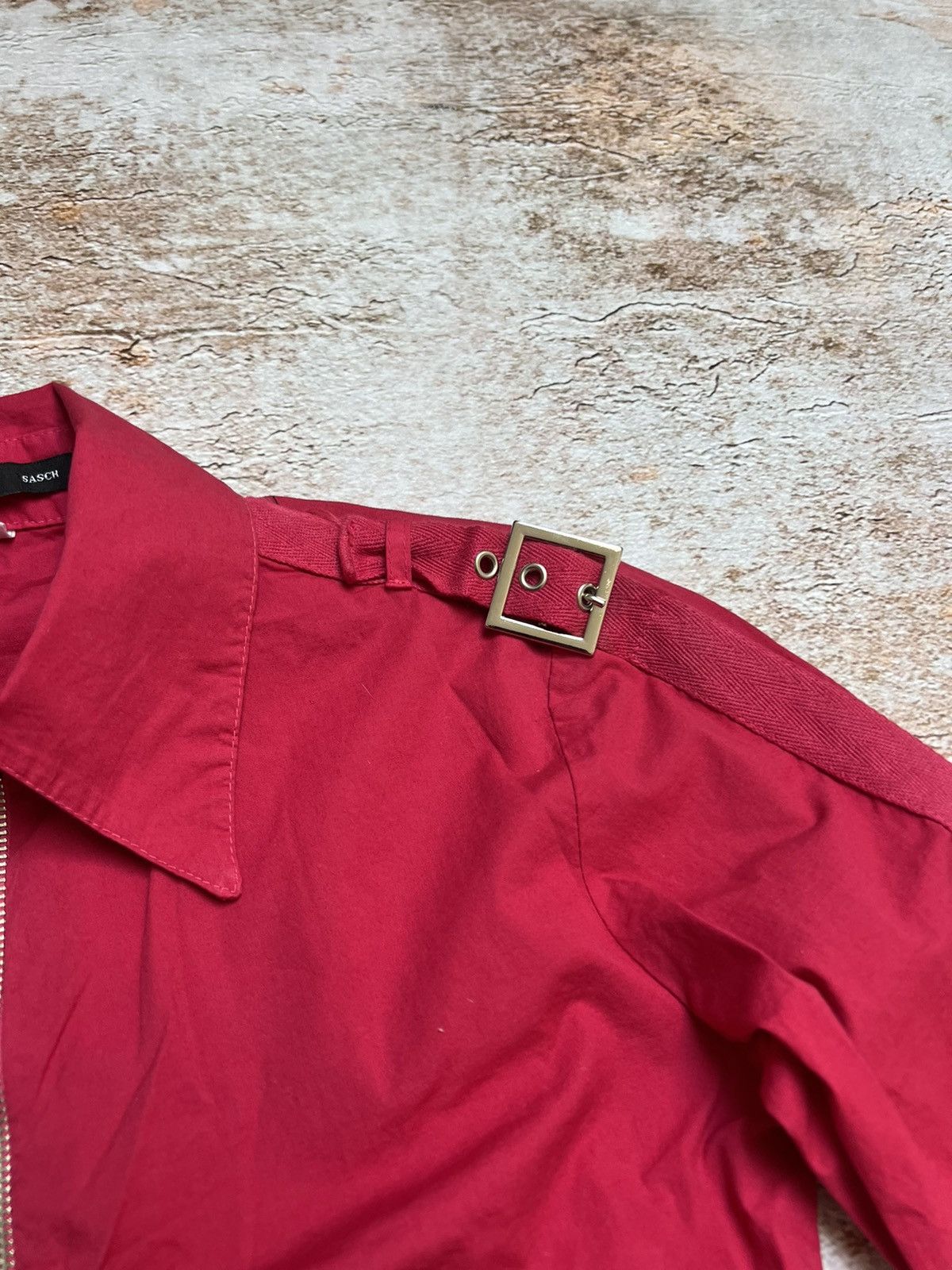 Vintage Vintage adjustable full zip bondage blouse Size S / US 4 / IT 40 - 5 Thumbnail