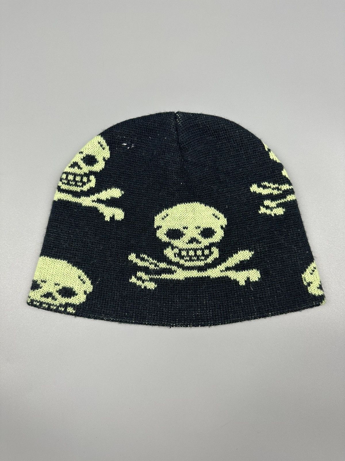 Japanese Brand Unbrand Skulls Allover Beanie Hats Size ONE SIZE - 3 Thumbnail