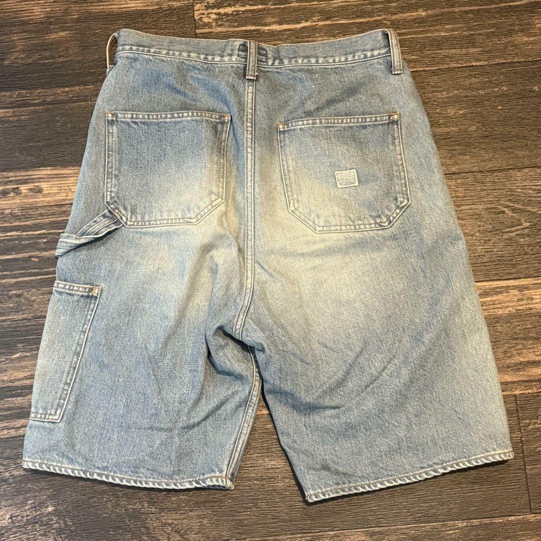 Kapital Kountry KAPITAL KOUNTRY Studded Denim Shorts Blue 32 inches Size US 33 - 2 Thumbnail