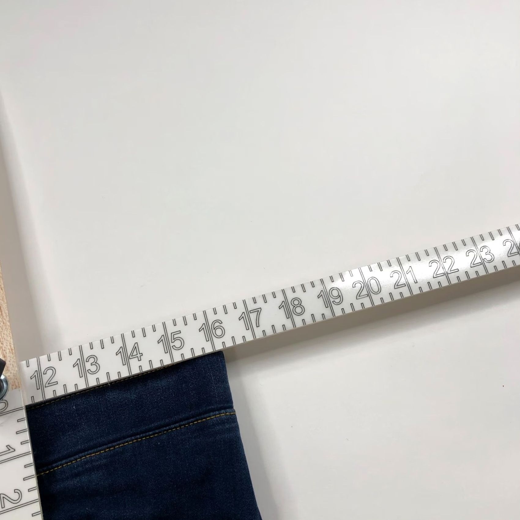 Denime Betabrand Bootcut Jeans Blue MINT M S-Petite Denim 32W 27L Mid Rise 5-Pocket Regular Size 28" / US 6 / IT 42 - 6 Thumbnail