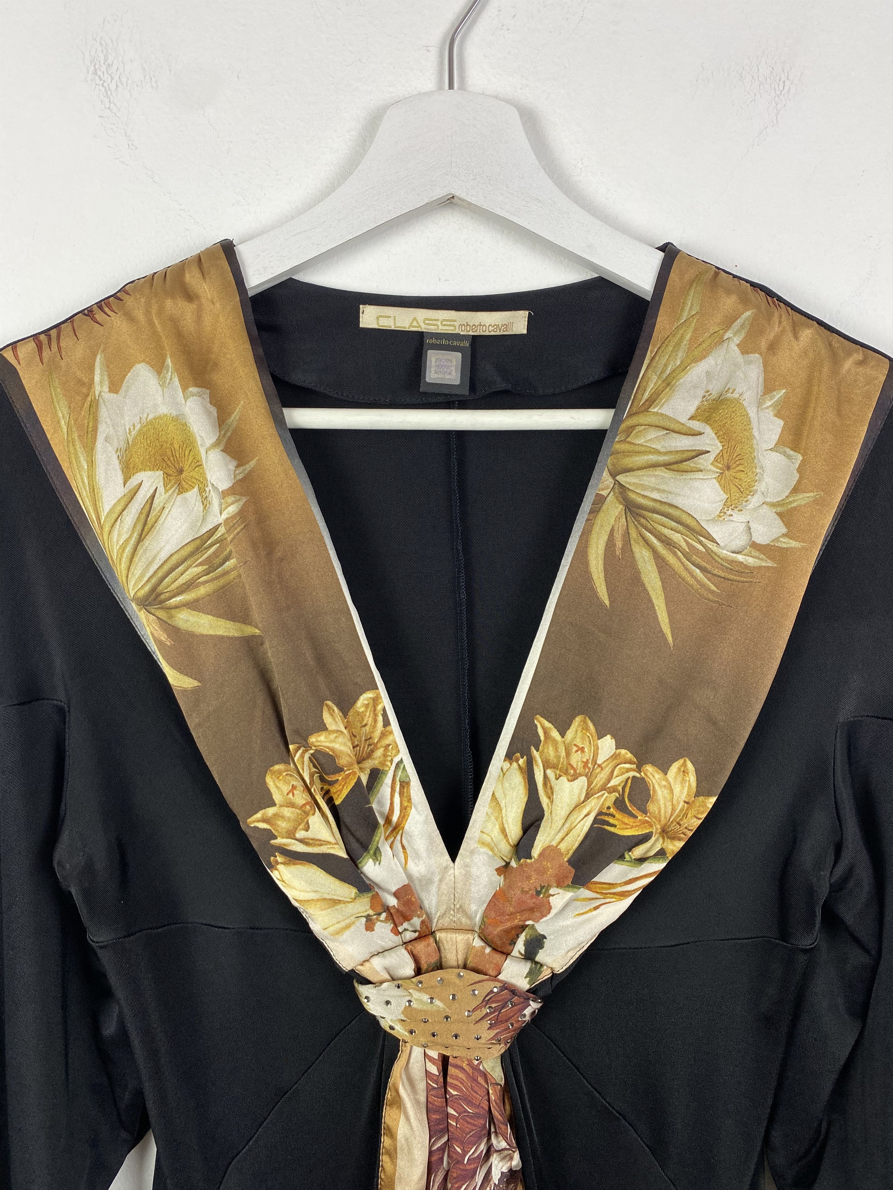 Roberto Cavalli Class by Roberto Cavalli Twist Front Detail Dress 44 IT Size L / US 10 / IT 46 - 3 Thumbnail