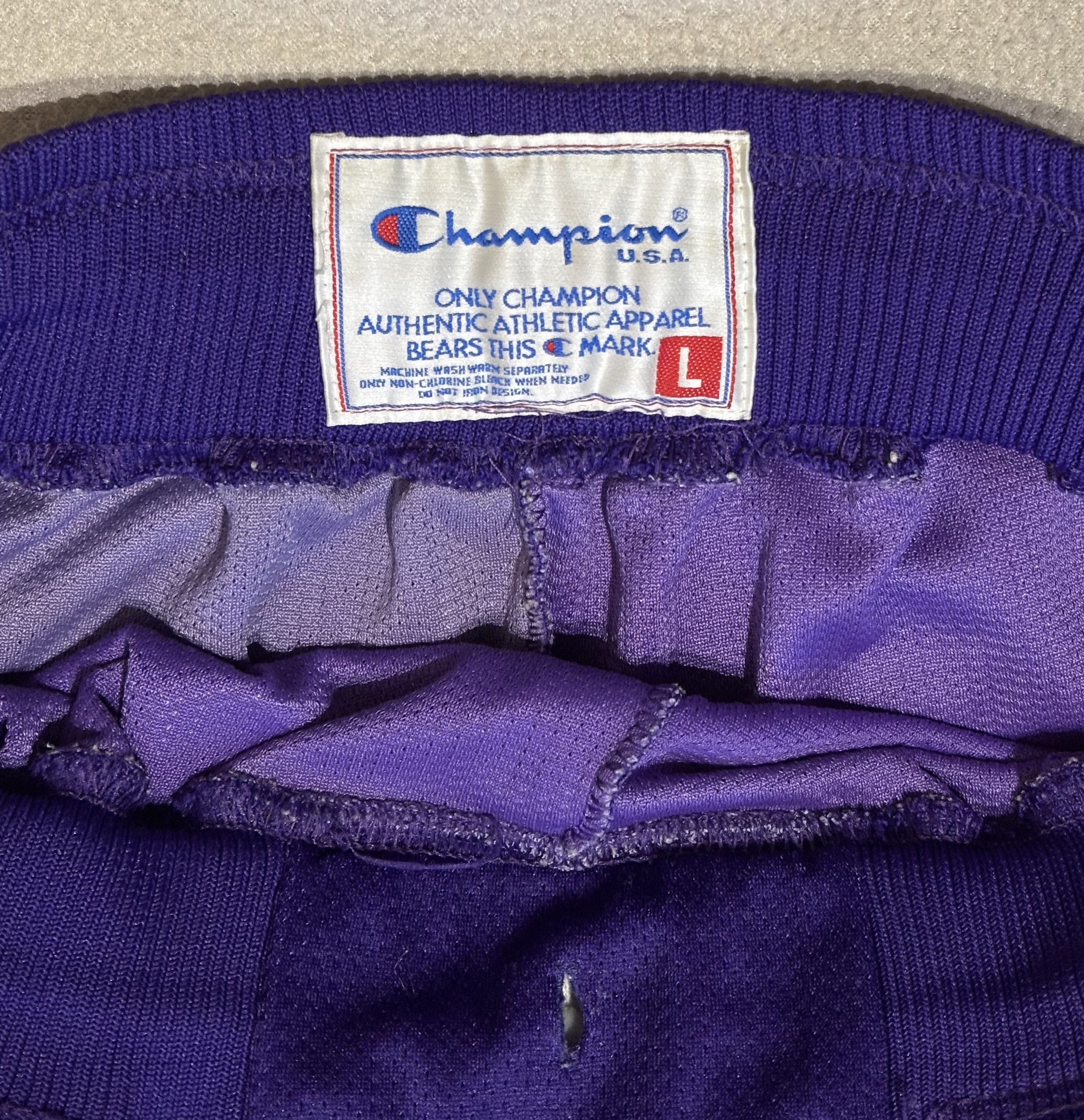 Champion Charlotte Hornets 90s Champion NBA Vintage Basketball Shorts Size US 35 - 18 Thumbnail