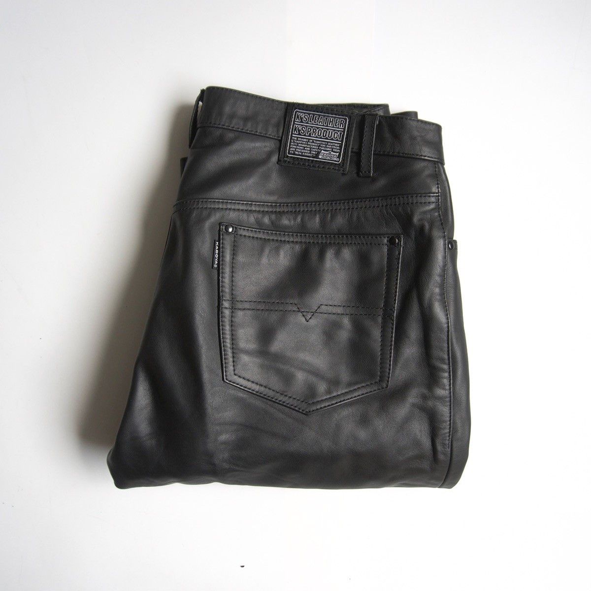 Kadoya Kadoya Leather Pants Black Size 36 Size US 36 / EU 52 - 1 Thumbnail