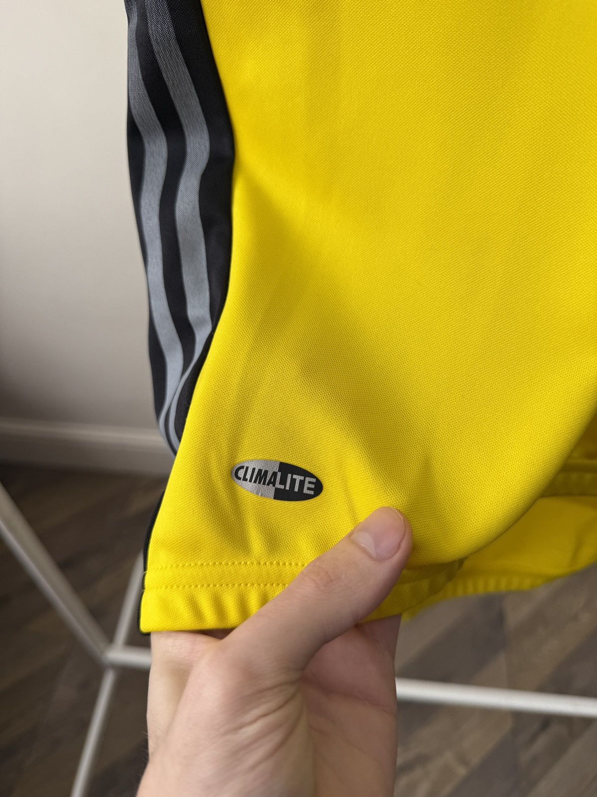 Adidas Vintage Adidas Cycling Jersey T-Shirt Yellow Size US M / EU 48-50 / 2 - 5 Thumbnail