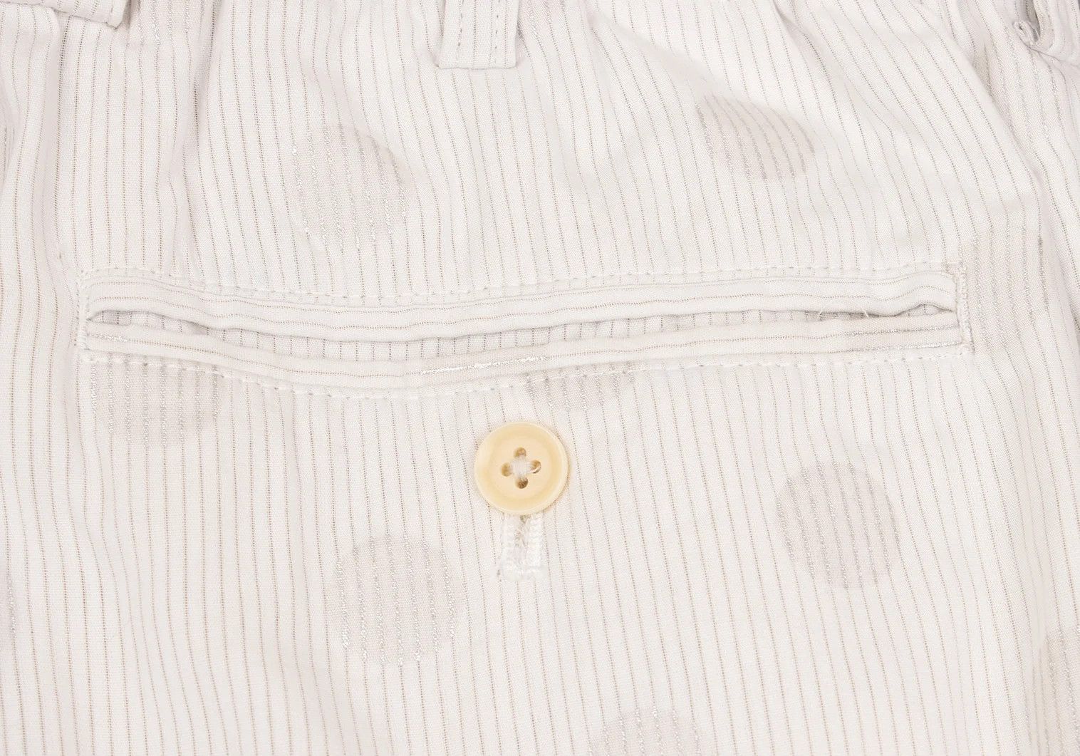 Yohji Yamamoto Yohji Yamamoto Linen Cotton Dot Stripe Pants Size US 32 / EU 48 - 14 Thumbnail