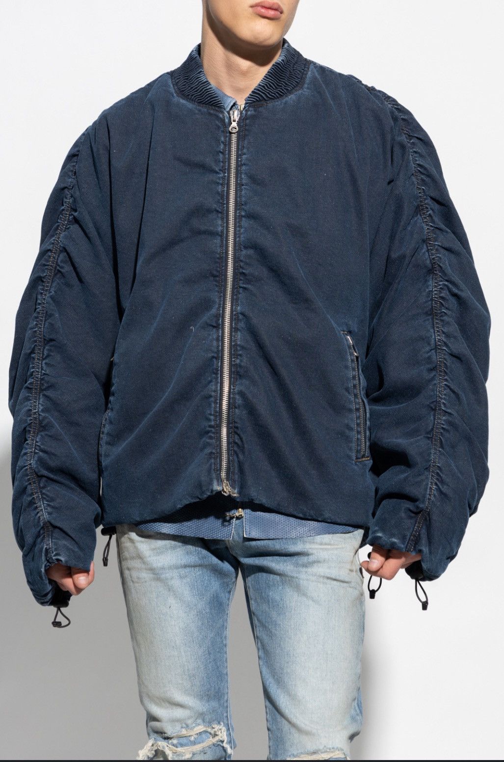 Diesel Diesel Navy Blue Bomberjacket Size US L / EU 52-54 / 3 - 4 Thumbnail