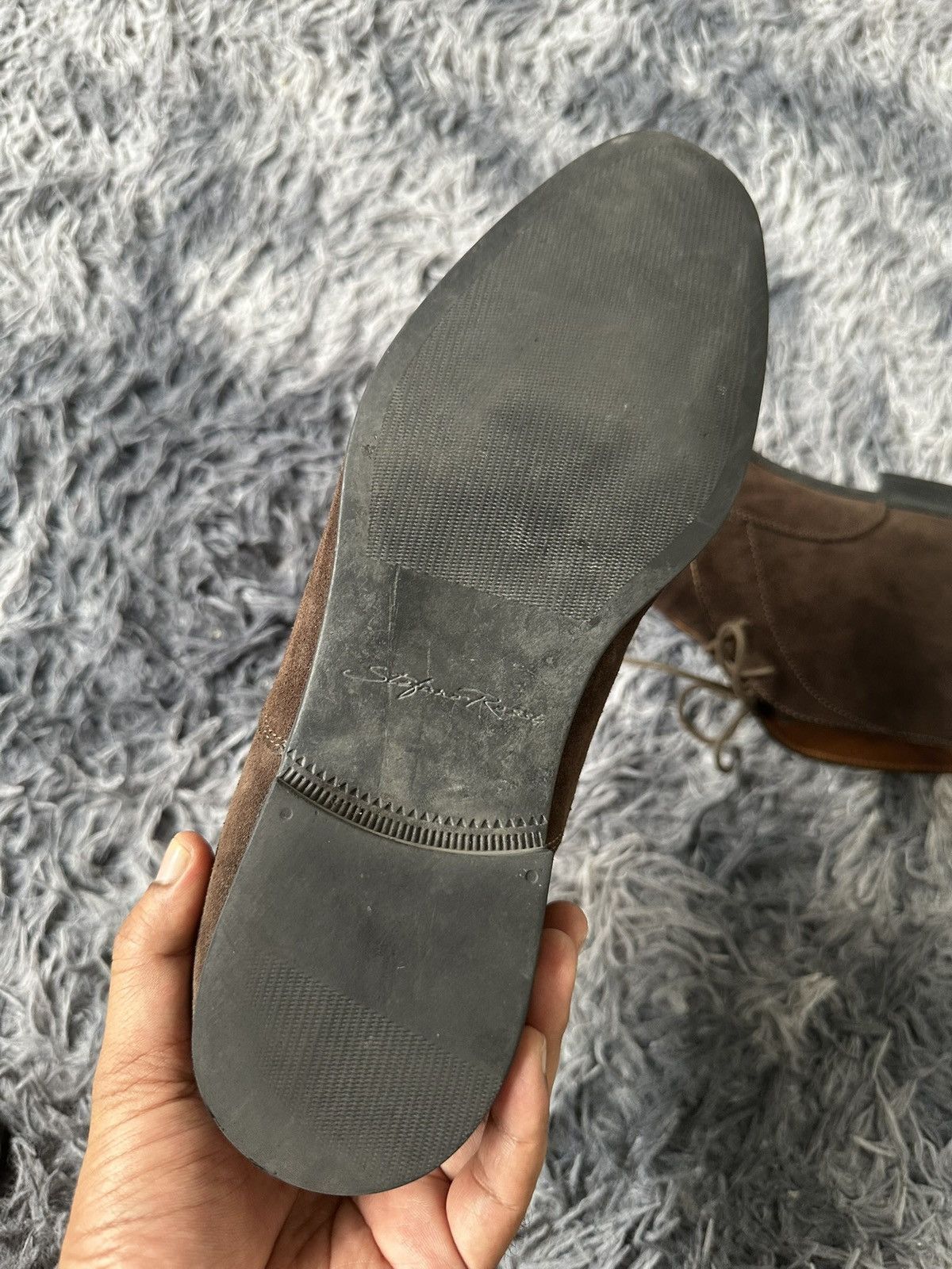Japanese Brand 🔥Grail🔥 00’s Stefano Rossi Oumo suede chukka brown shoes Size US 9 / EU 42 - 14 Thumbnail