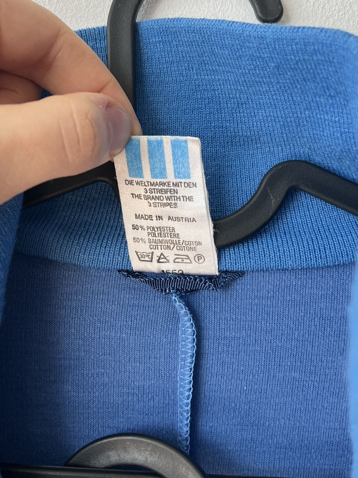 Adidas Vintage Adidas 80s Blue Track Suit Size 52 Made In Austria Size US M / EU 48-50 / 2 - 5 Thumbnail
