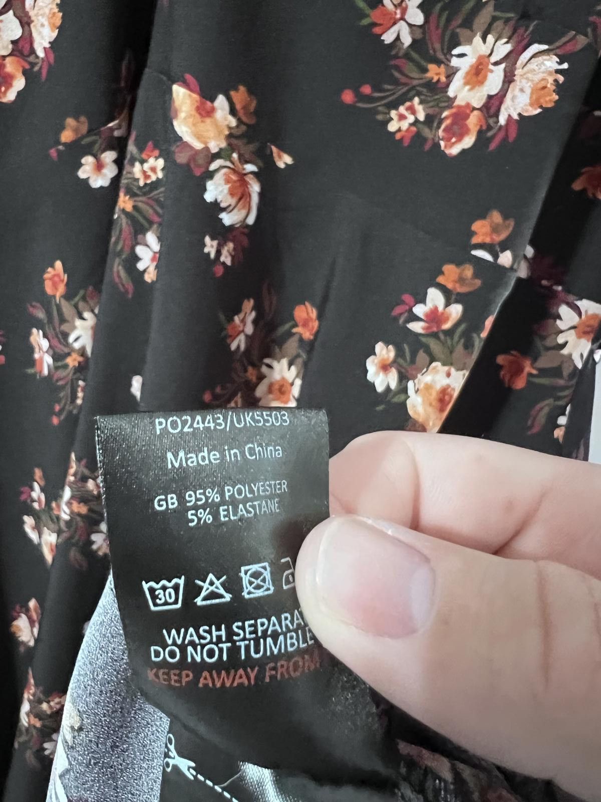 Other Hell Bunny Black Floral Midi Dress – Size 6XL Size 4XL / US 24-26 - 6 Thumbnail