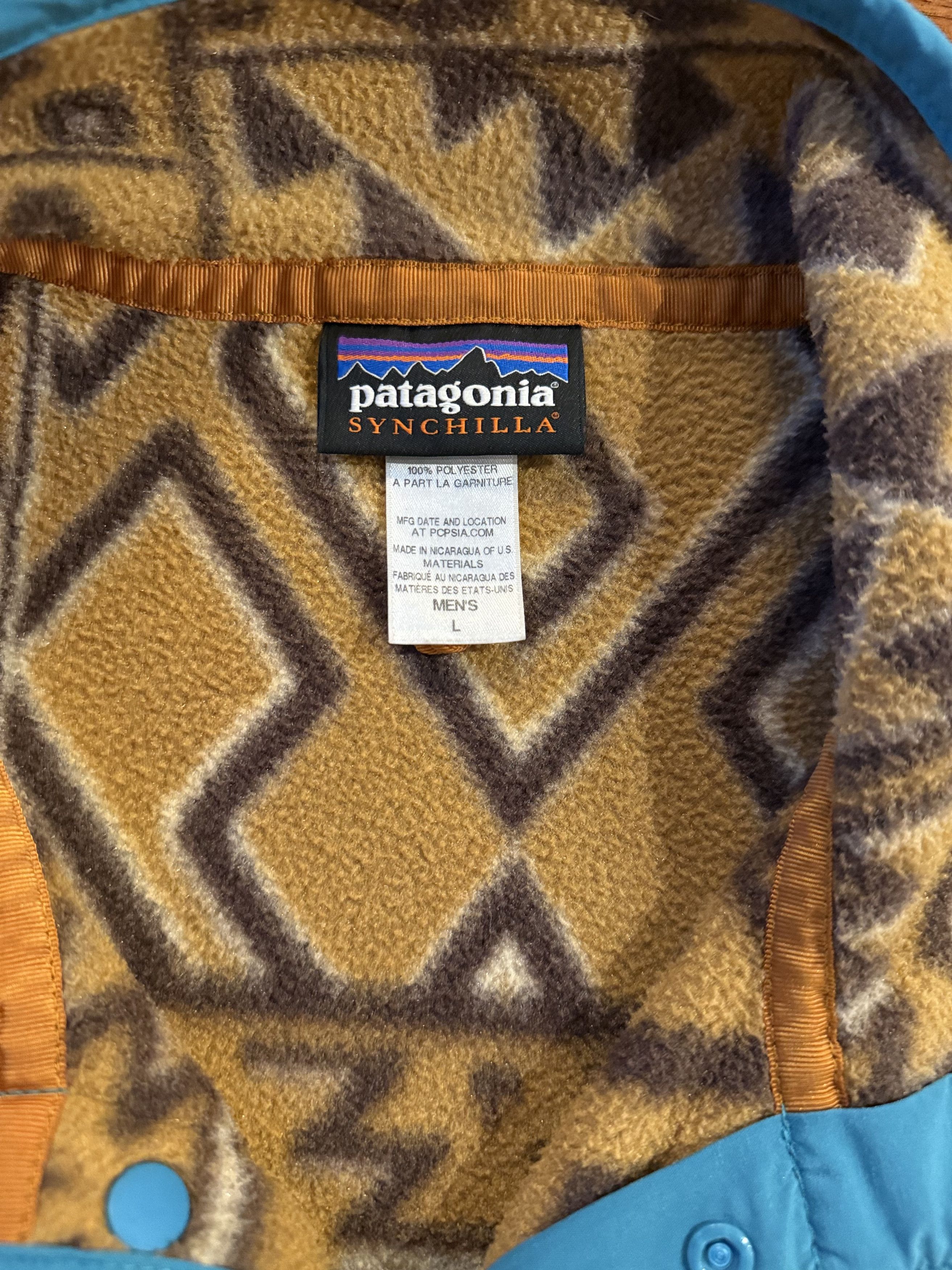 Patagonia Patagonia Synchilla Snap-T Aztec Geo Montana Siete Large Size US L / EU 52-54 / 3 - 3 Thumbnail