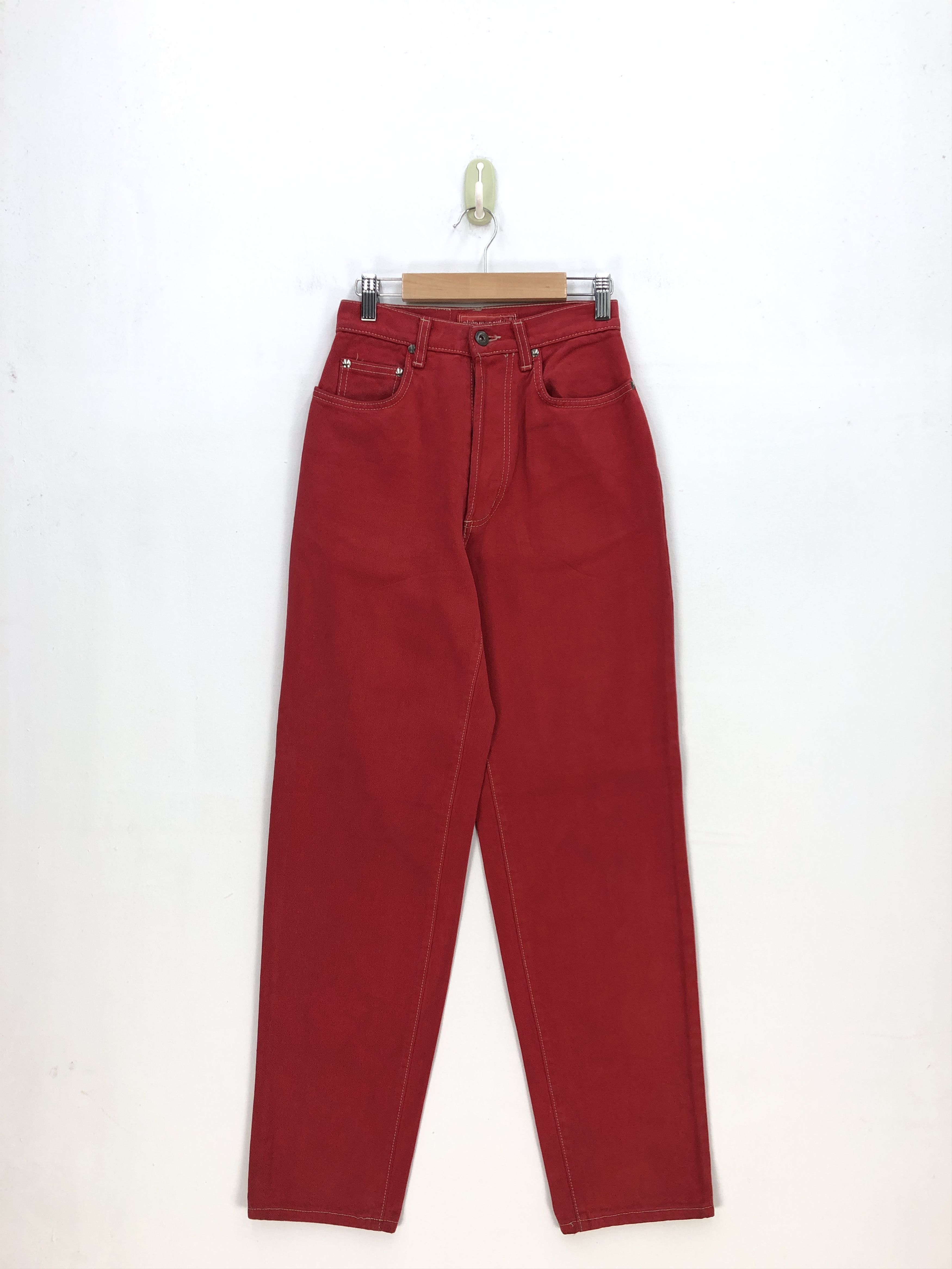 Japanese Brand Vintage Alain Manoukian Baggy Jeans Designer Denim Pants Size 24" / US 00 / IT 34 - 1 Thumbnail