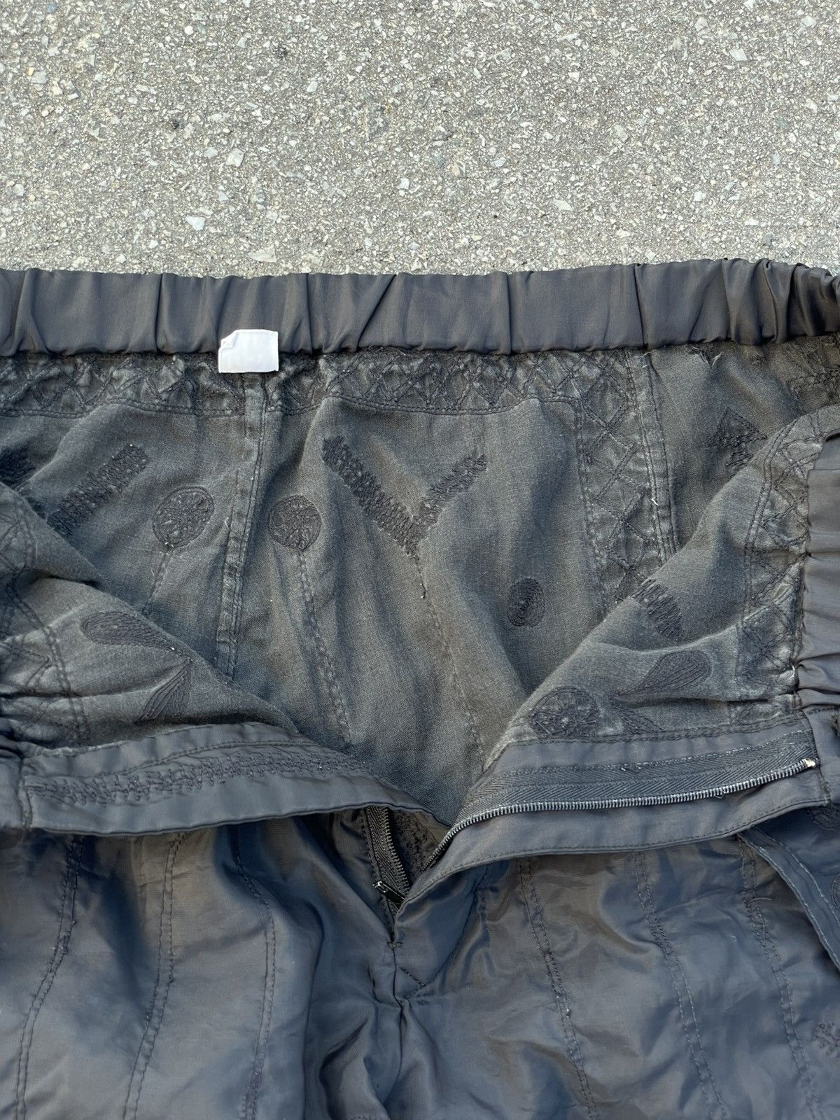 Issey Miyake Sashiko Stitched Crinkle Pant Size 30" / US 8 / IT 44 - 7 Thumbnail