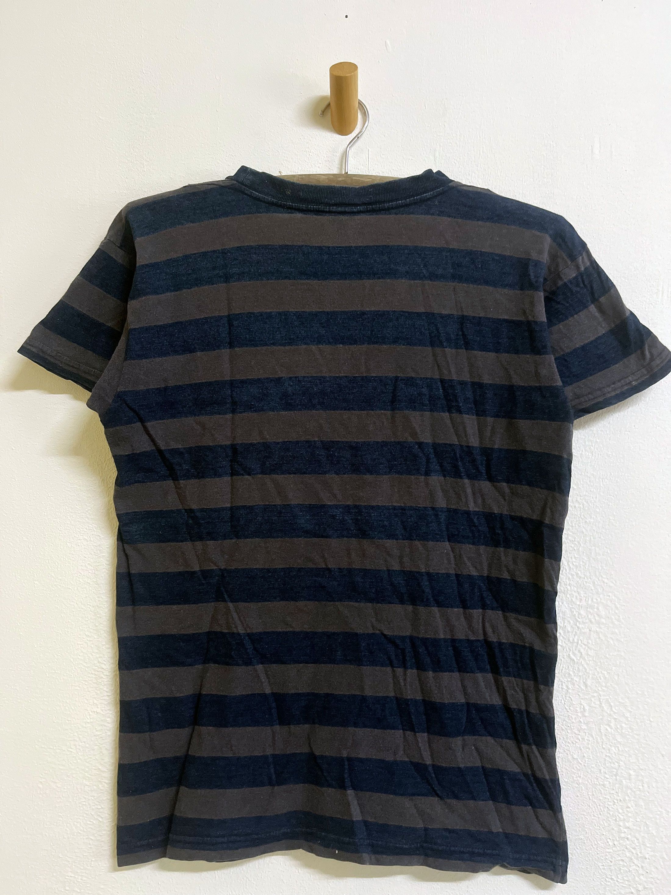 45rpm 45 Rpm Japan Indigo Border Striped Size US M / EU 48-50 / 2 - 4 Thumbnail