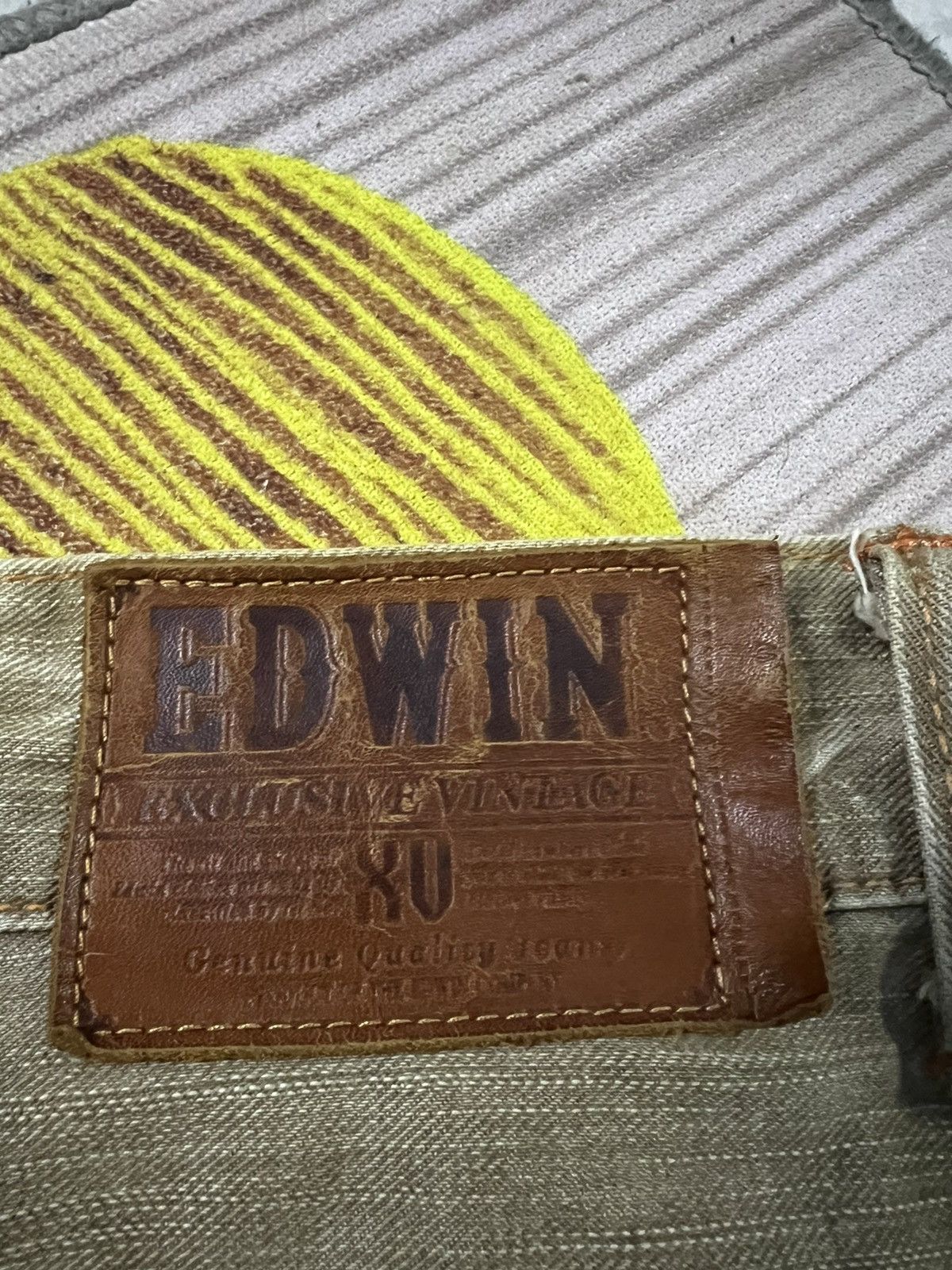 Edwin × If Six Was Nine × Japanese Brand FLARE EDWIN EXCLUSIVE VINTAGE BROWN JEANS VERY RARE Size US 30 / EU 46 - 18 Thumbnail