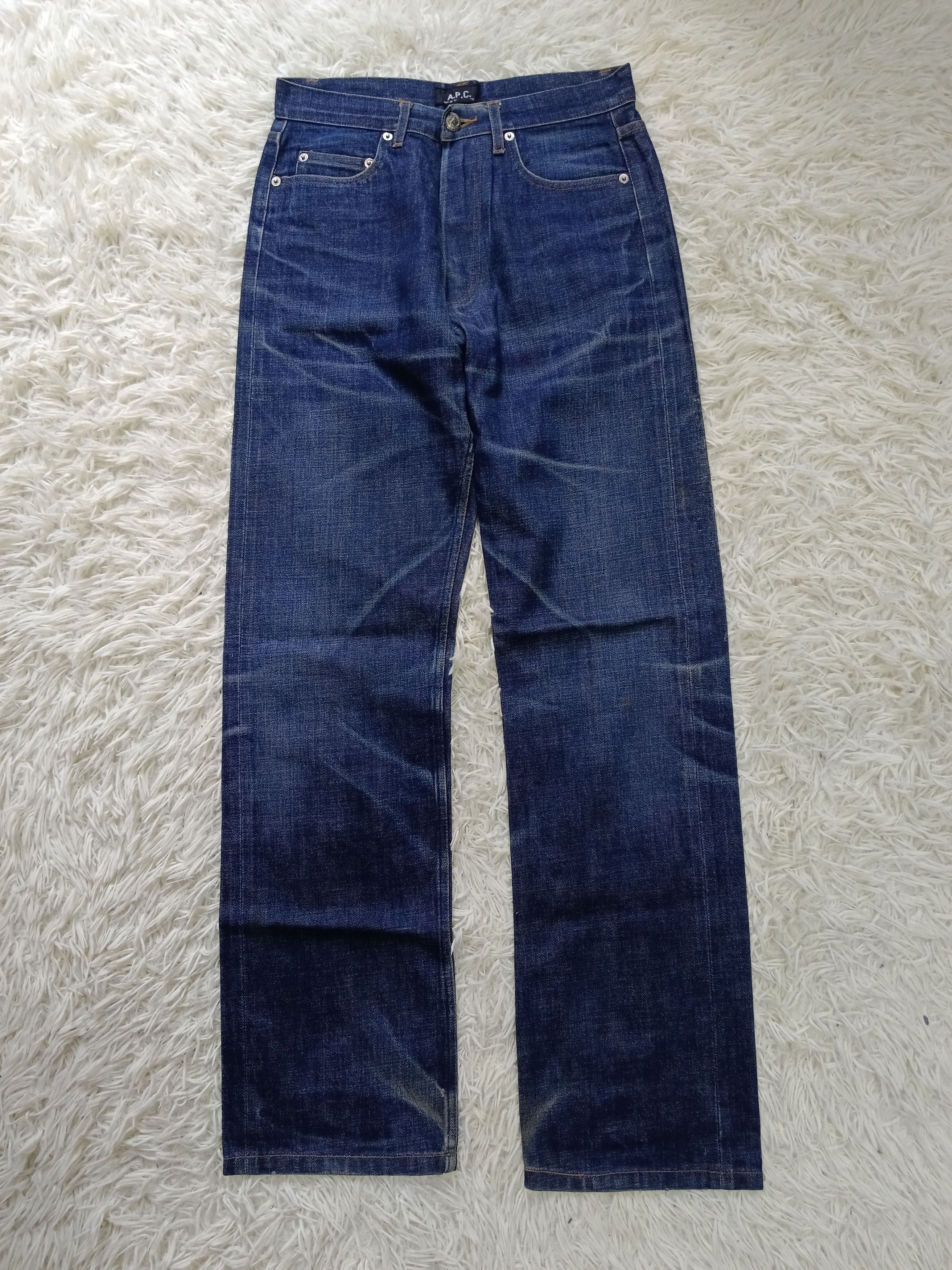 A.P.C. DiSTRESSED SELVEDGE A.P.C 🇯🇵DENIM PANTS Size US 27 - 1 Thumbnail
