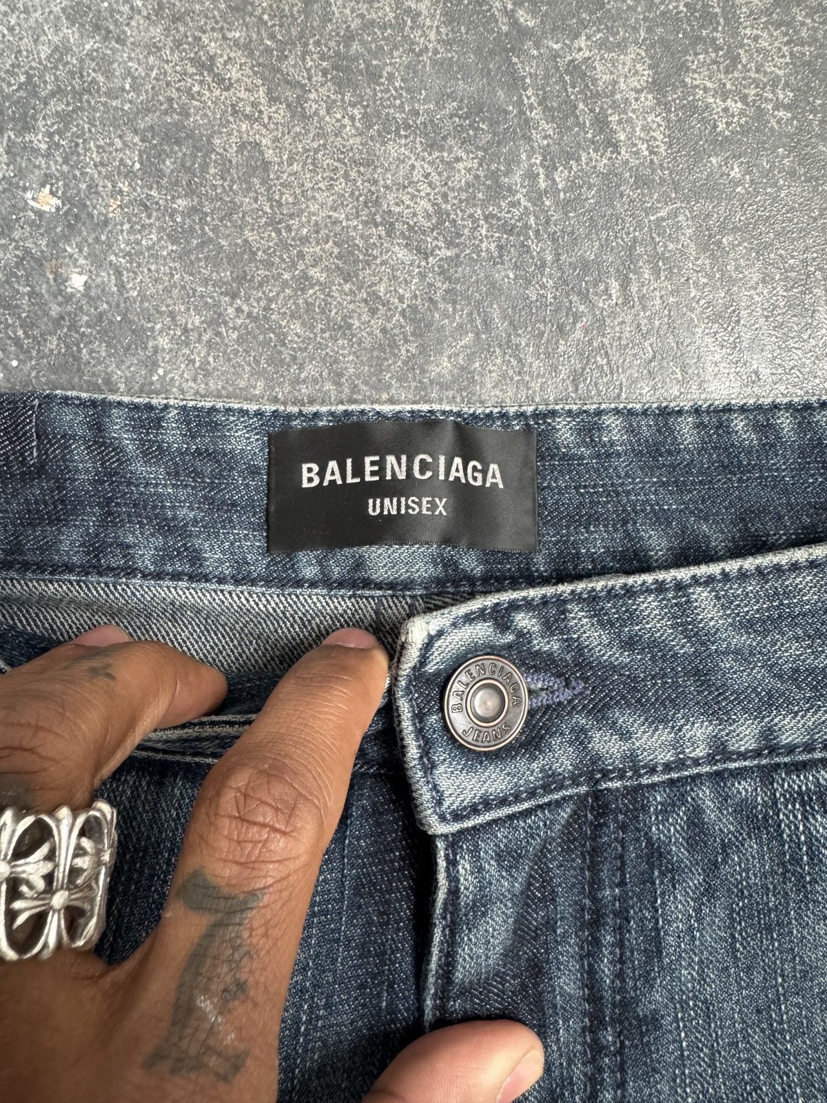 Balenciaga Balenciaga Double Leg Denim Size US 34 / EU 50 - 5 Thumbnail