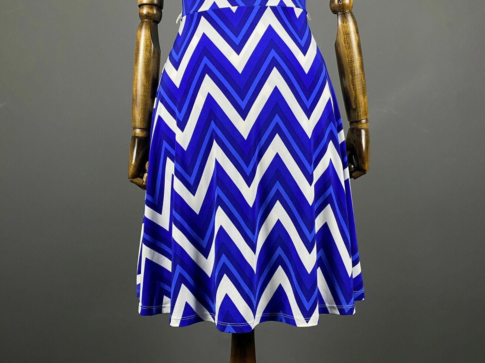 Lauren Ralph Lauren Ladies Lauren Ralph Lauren Blue Stripe A-Line Dress Size XS Size XS / US 0-2 / IT 36-38 - 7 Thumbnail