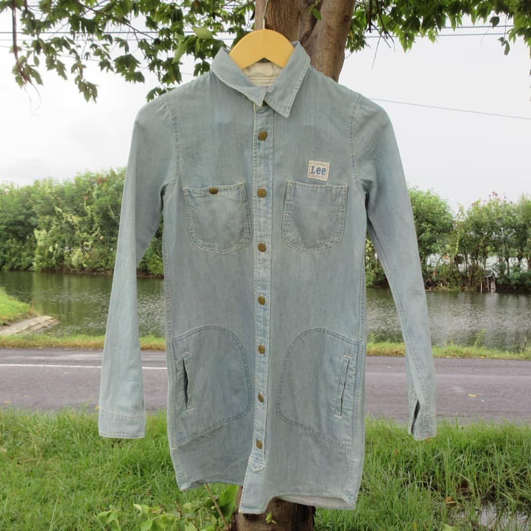 Lee Lee Chambray Long dress Shirt Size L unisex Union Made Size US L / EU 52-54 / 3 - 6 Thumbnail