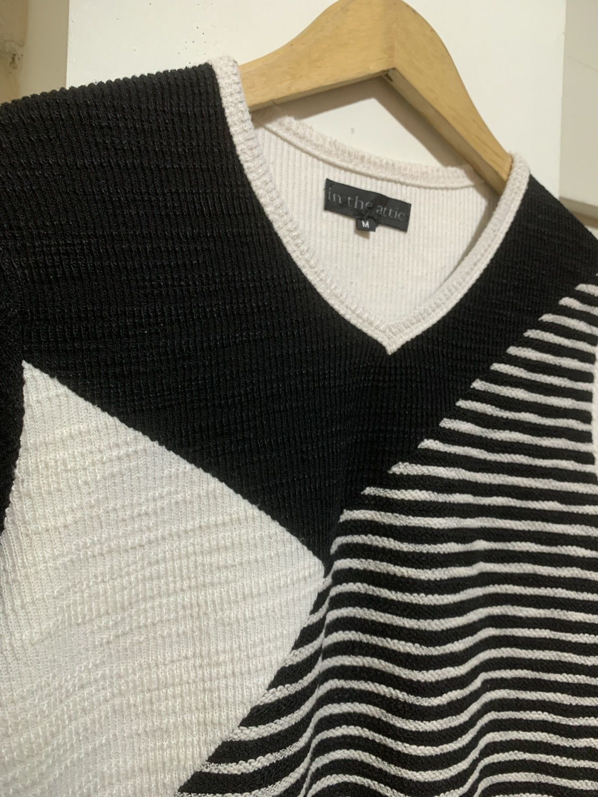 Hysteric Glamour × Undercover Vintage In the Attic Punk Wool Longsleeve Tee Shirt Size US M / EU 48-50 / 2 - 7 Thumbnail