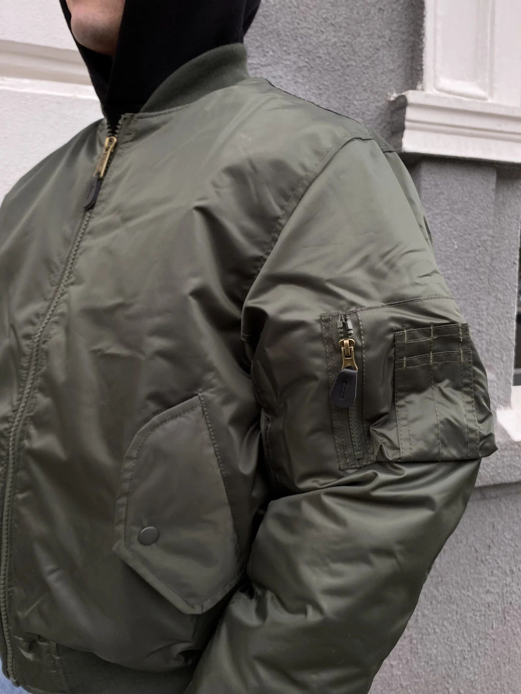 Other MA-1 bomber jacket khaki military y2k ulika unknwn Size US M / EU 48-50 / 2 - 10 Thumbnail