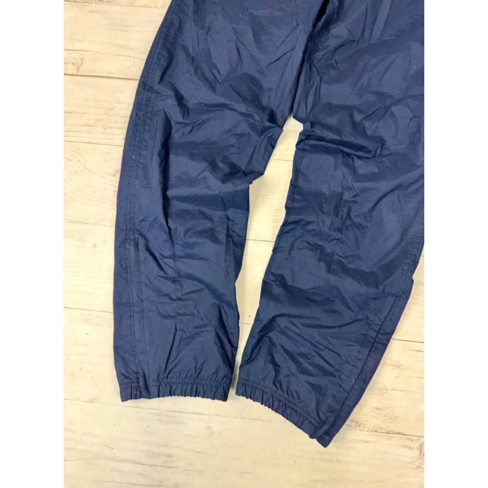 Nike VINTAGE Nike Track Pants Men S Blue Nylon Drill 00s Swoosh Nylon Drill 90s 00s Nike Track Pants Mens Blue S Size US 29 - 5 Thumbnail