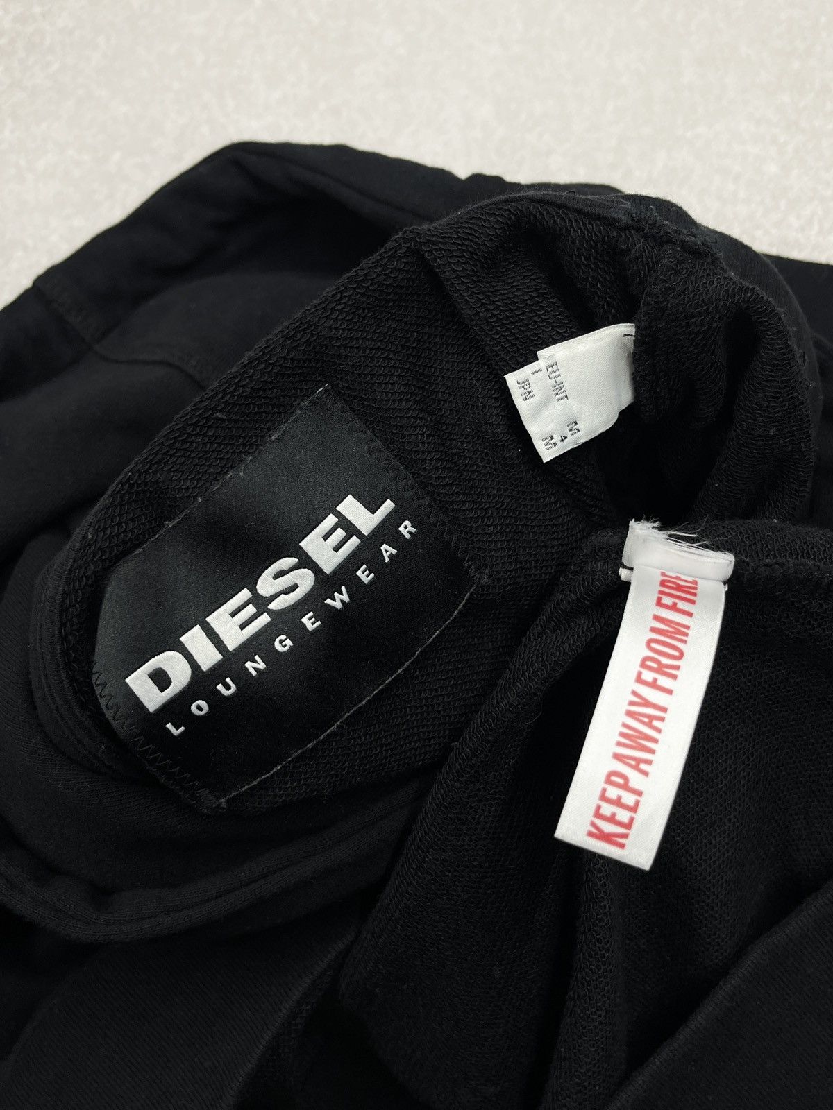 Diesel Mens Diesel UMLT Brandon Felpa Hoodie Black Big Logo Size M Size US M / EU 48-50 / 2 - 10 Thumbnail