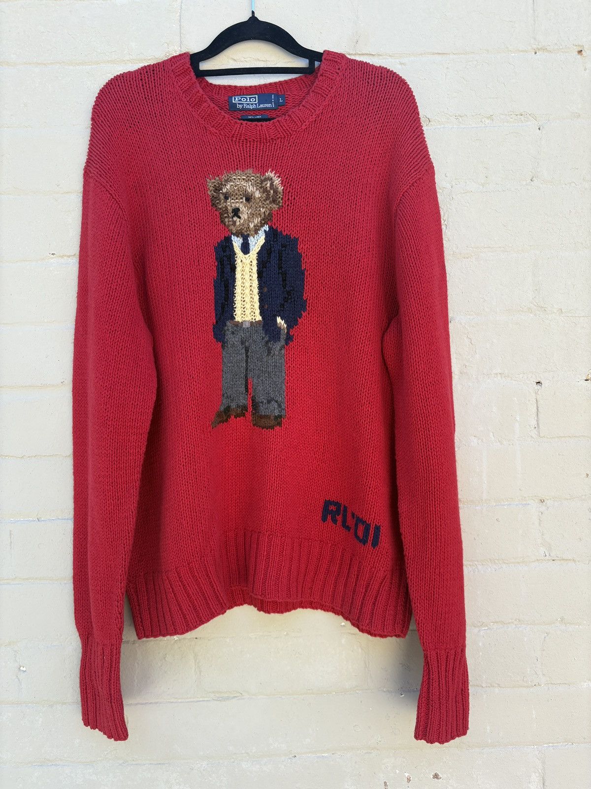 Polo Ralph Lauren Ralph Lauren Polo Bear Knit - famously worn by Kanye West! Size US L / EU 52-54 / 3 - 1 Thumbnail