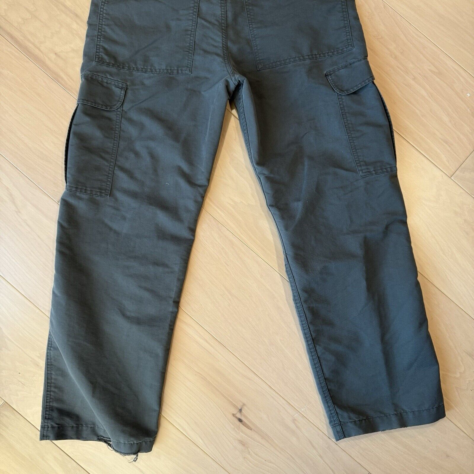 Levi's × Vintage Vintage Levis Silver Tab Cargo Pants 37 Dark Gray 90s Baggy Size US 37 - 8 Thumbnail