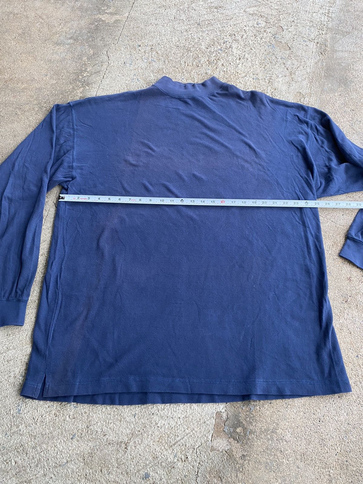 Givenchy × Vintage Vintage 90’s Givenchy Mock Neck Longsleeve Sun Faded Shirt Size US XL / EU 56 / 4 - 9 Thumbnail