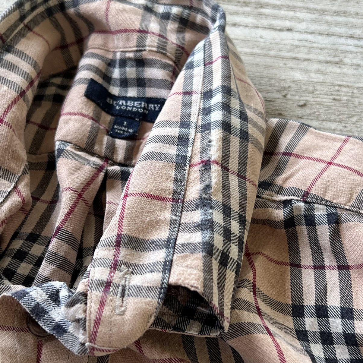 Burberry Burberry Vintage Rare Legit Luxury Button Ups Hawaiian Shirt Size US L / EU 52-54 / 3 - 13 Thumbnail