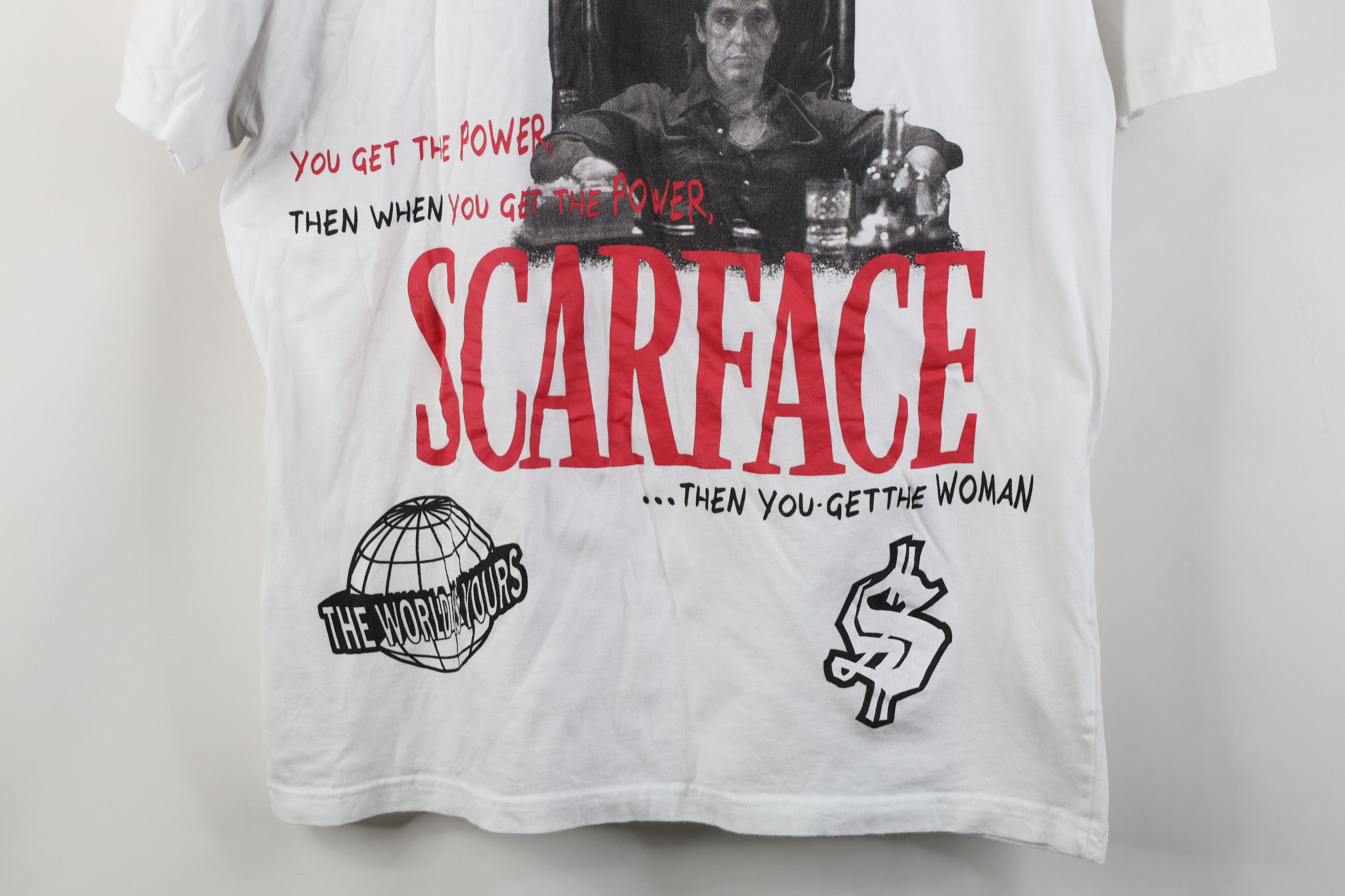 Vintage Vintage Y2K Scarface Tony Montana Money Power T-Shirt Size US L / EU 52-54 / 3 - 3 Thumbnail