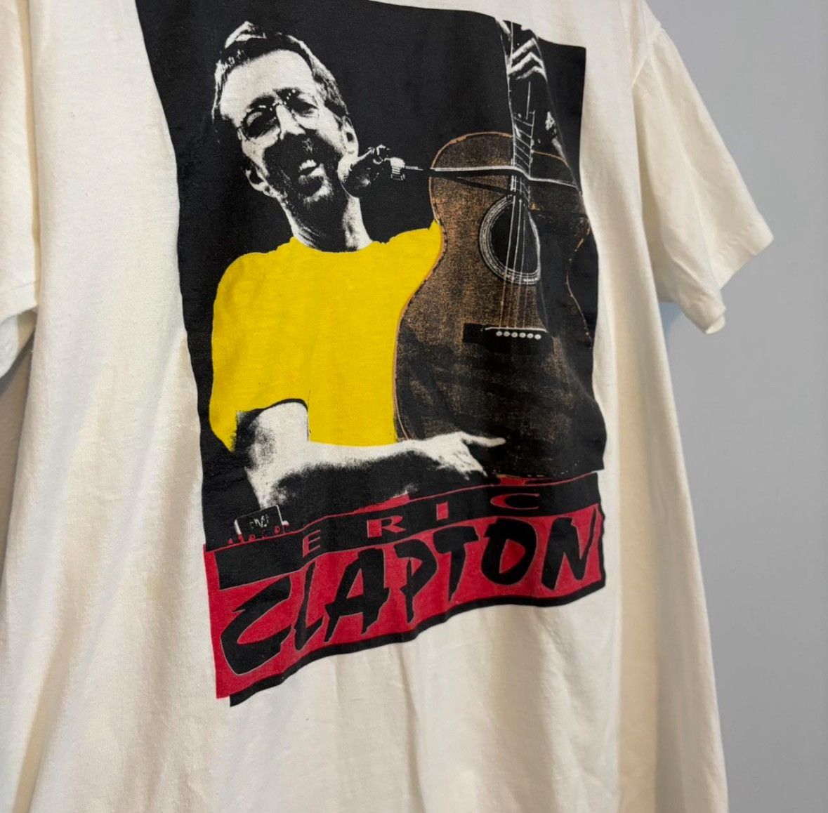 Vintage VTG 1995 Eric Clapton Nothing But The Blues Tour T-Shirt Size US XL / EU 56 / 4 - 2 Thumbnail