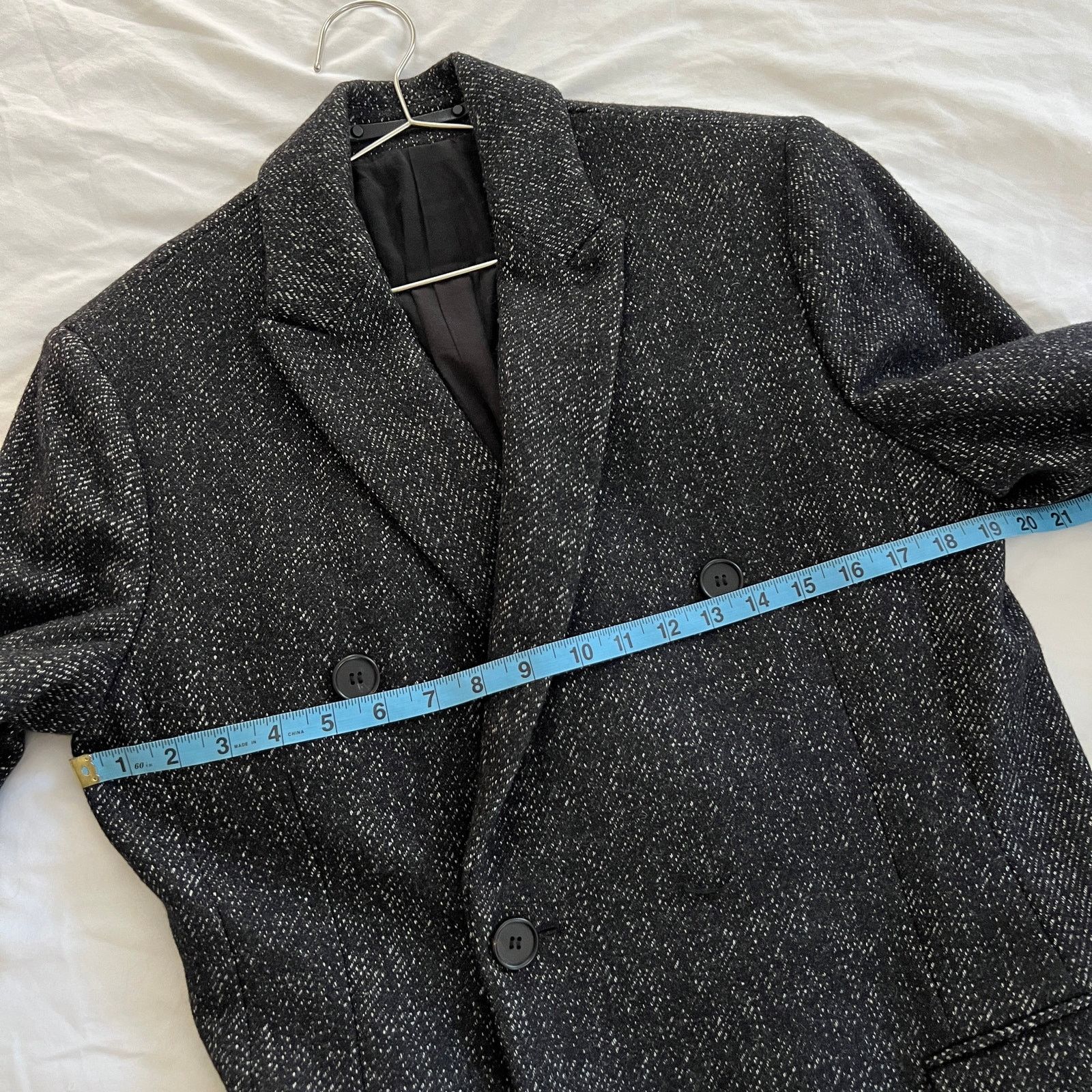 Allsaints AllSaints REFINE COAT Charcoal Gray Wool Blend Mens Size 36 Size US S / EU 44-46 / 1 - 10 Thumbnail